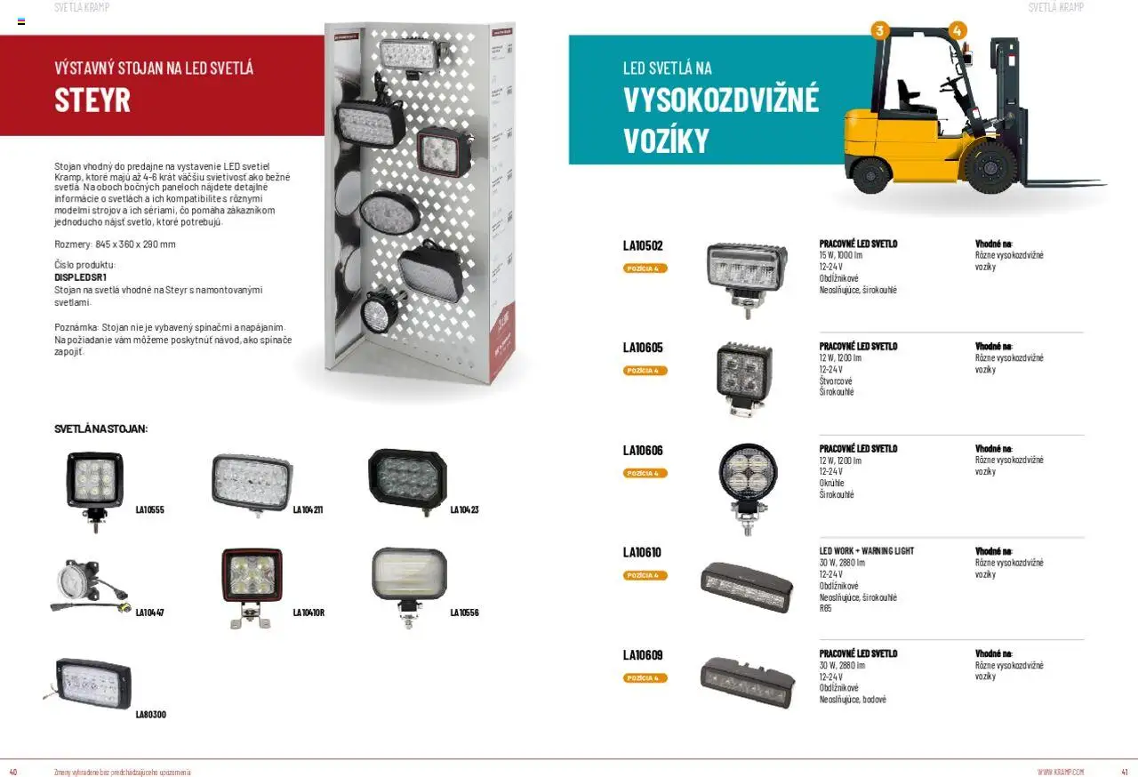 Kramp leták │ platný od 12.08.2025 | Strana: 21 | Produkty: Led svetlá, Svetlo, Led