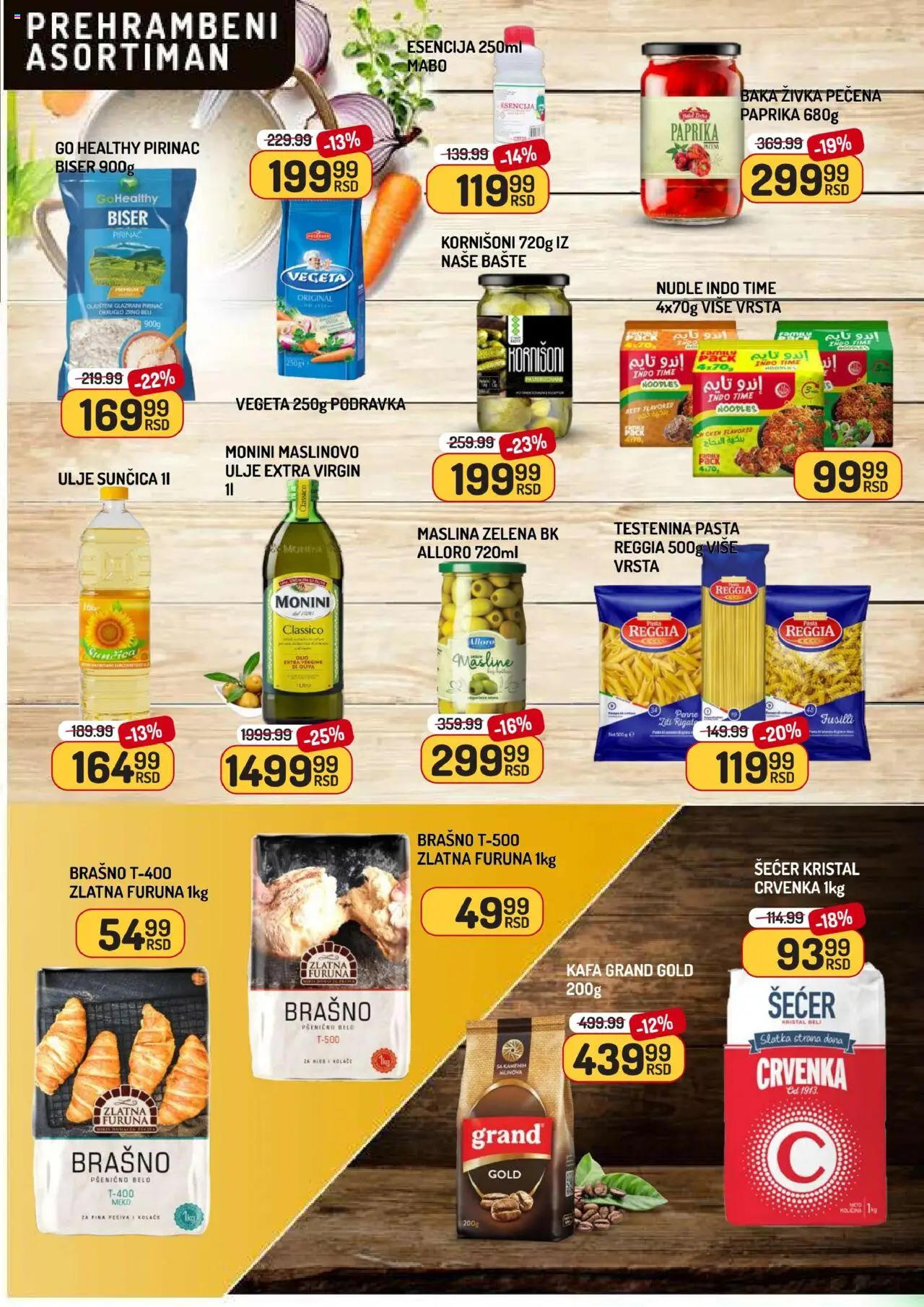Aman katalog - važi od 26.09.2025 | Strana: 5 | Proizvode: Šećer, Monini, Podravka, Nudle