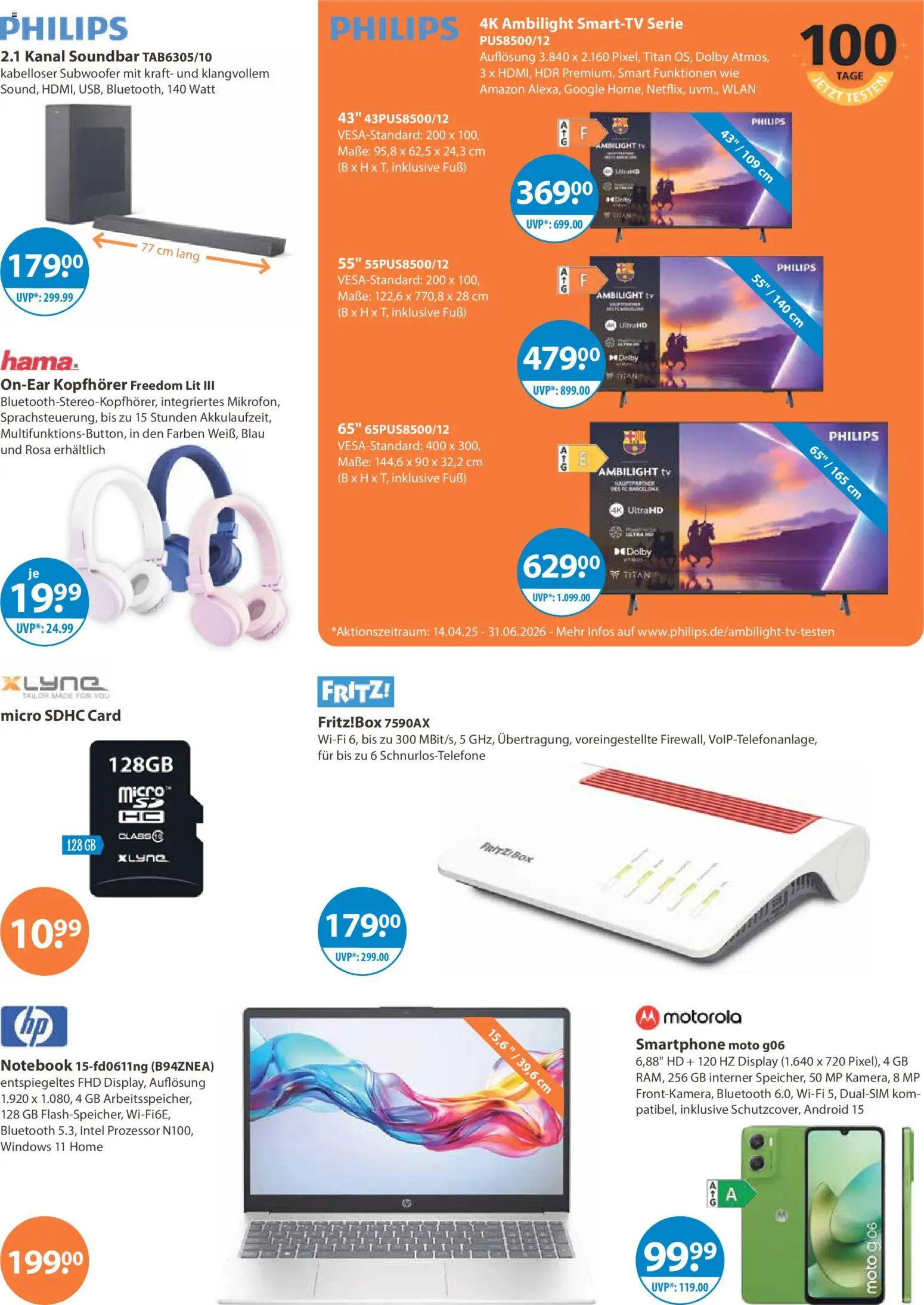 V-Markt - München – gültig ab 26.02.2026 | Seite: 17 | Produkte: Philips, Soundbar, Smartphone, Kopfhörer