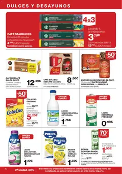 Vista previa Hipercor catálogo válido desde el 12.03.2026 | Página: 20 | Productos: Café con leche, Café, Té, Café en grano