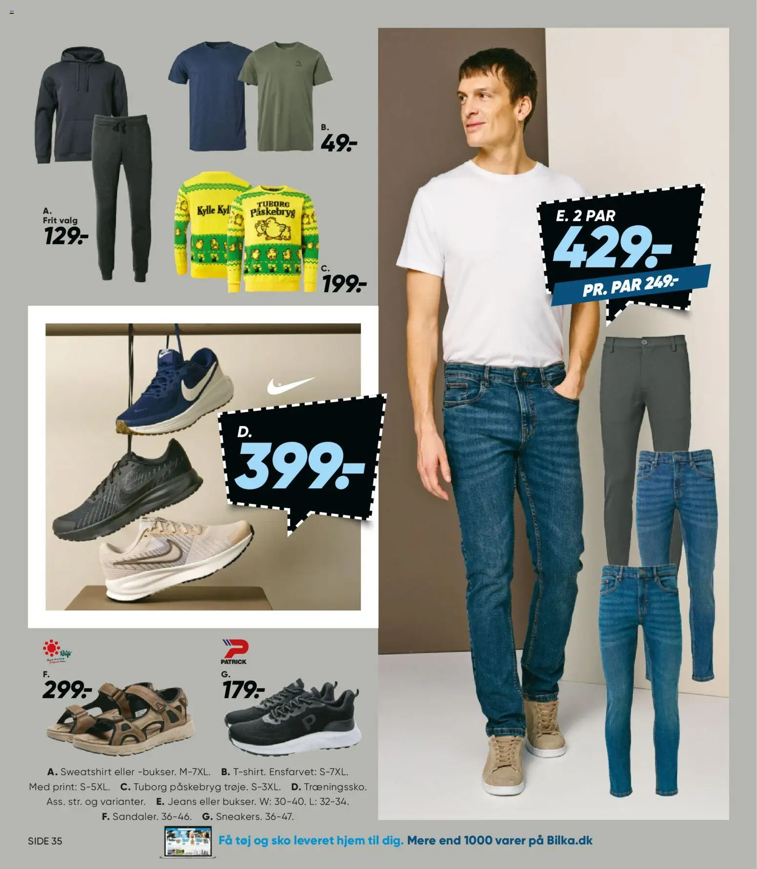 Bilka tilbudsavis – gyldig fra 20.03.2026 | Side: 44 | Produkter: Jeans, Sko, Tøj