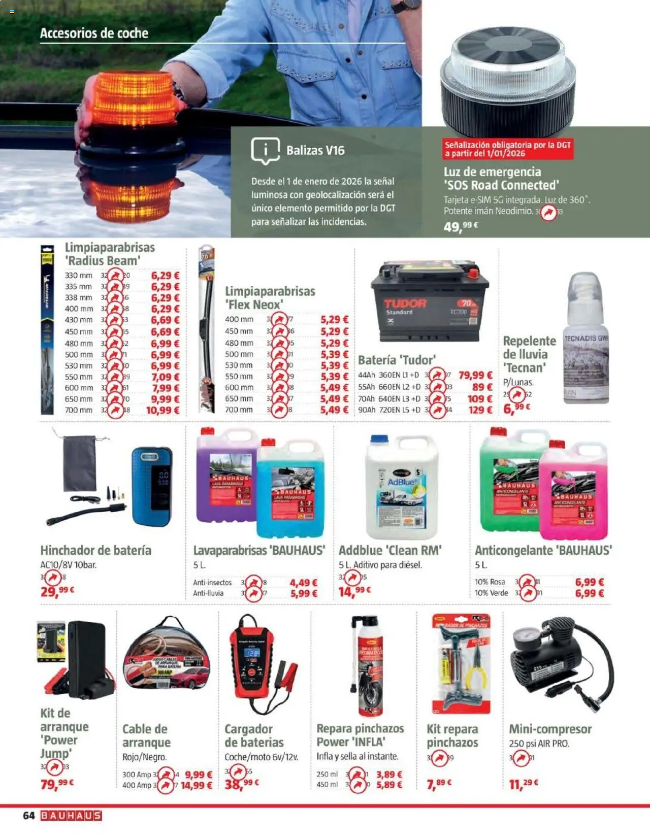 Bauhaus - Camping │ válido desde el 19.05.2025 | Página: 64 | Productos: Cable, Batería