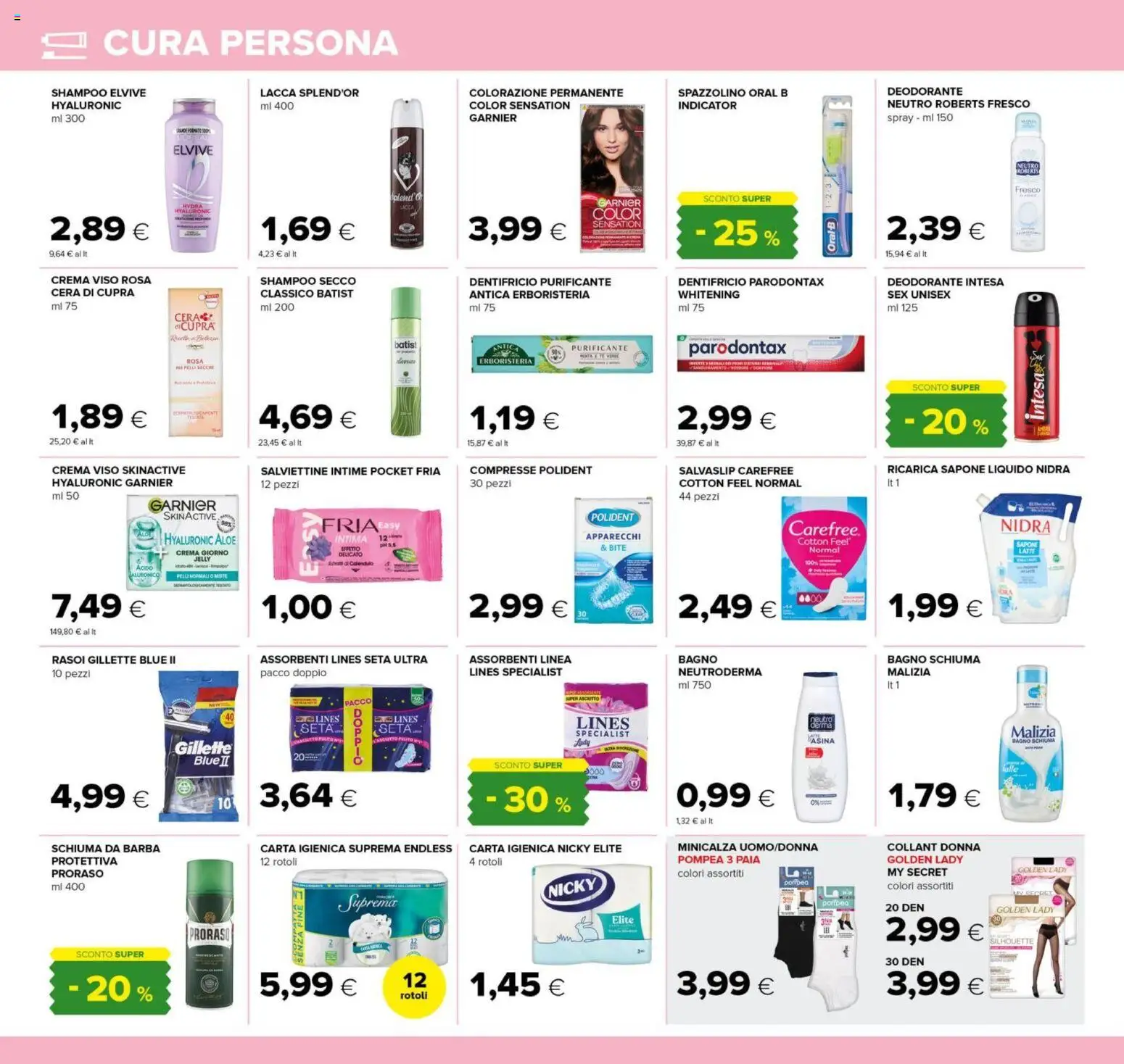 Volantino Tigre del 12.03.2026 | Pagina: 18 | Prodotti: Crema, Deodorante, Dentifricio, Bagno