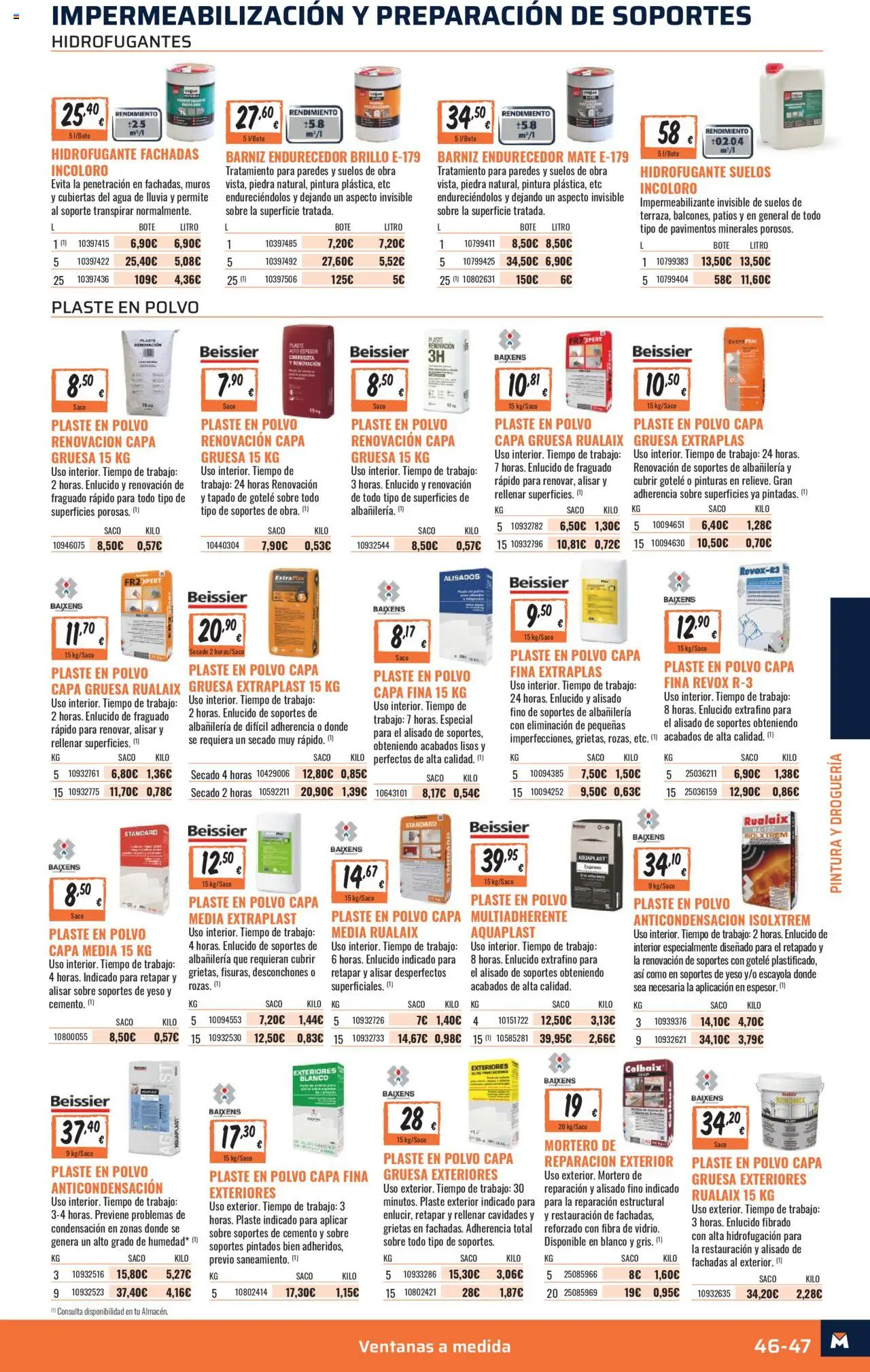 Obramat - Zaragoza  │ válido desde el 10.10.2025 | Página: 47 | Productos: Polvo, General