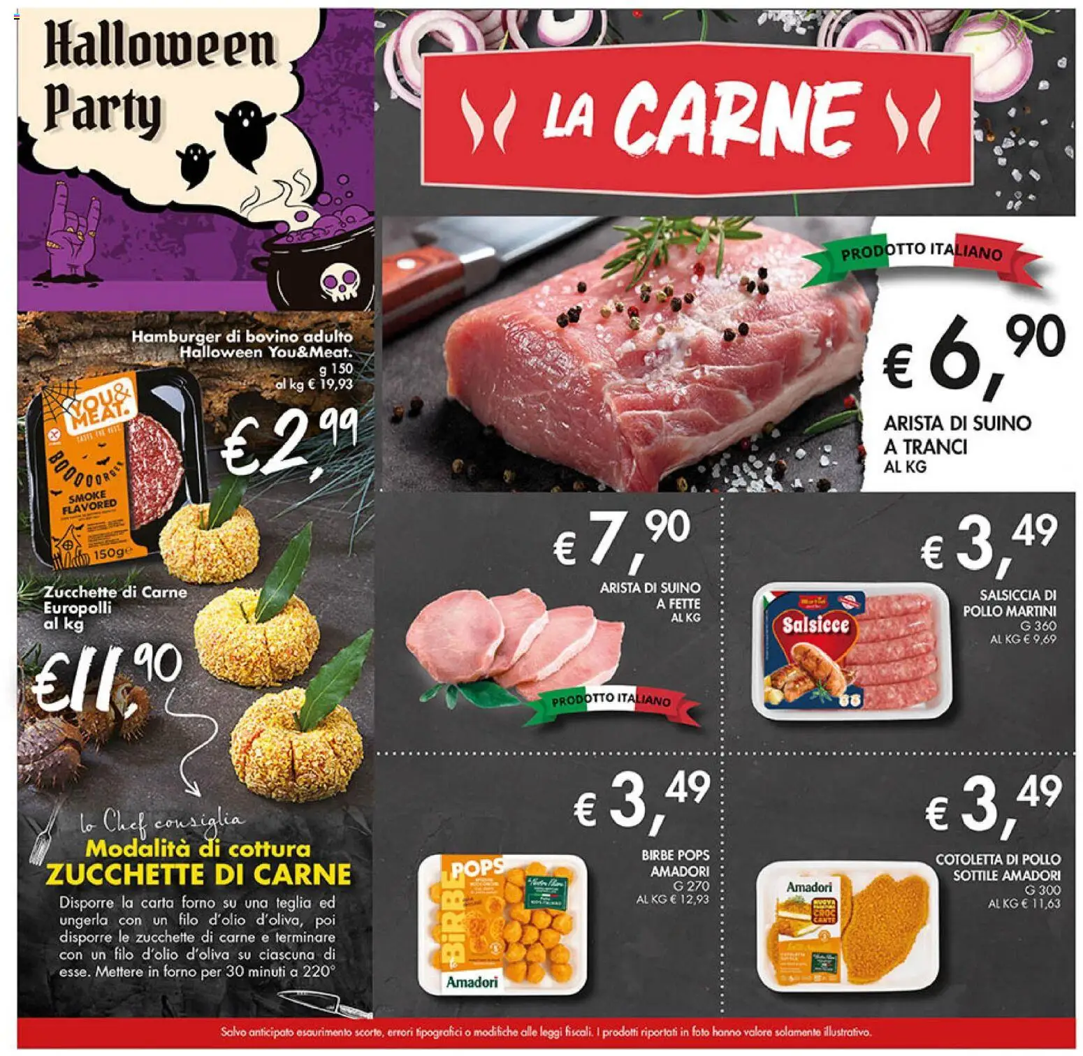 Volantino Coal del 23.10.2025 | Pagina: 5 | Prodotti: Teglia, Salsiccia, Forno, Hamburger