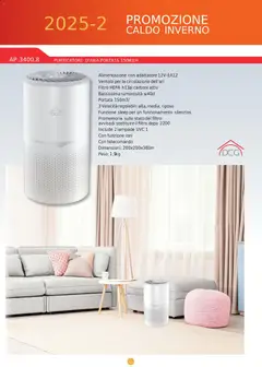 Anteprima del volantino GBC Caldo Inverno catalogo valido a partire dal 24.10.2025 | Pagina: 6 | Prodotti: Telecomando, Adattatore, Purificatore d'aria