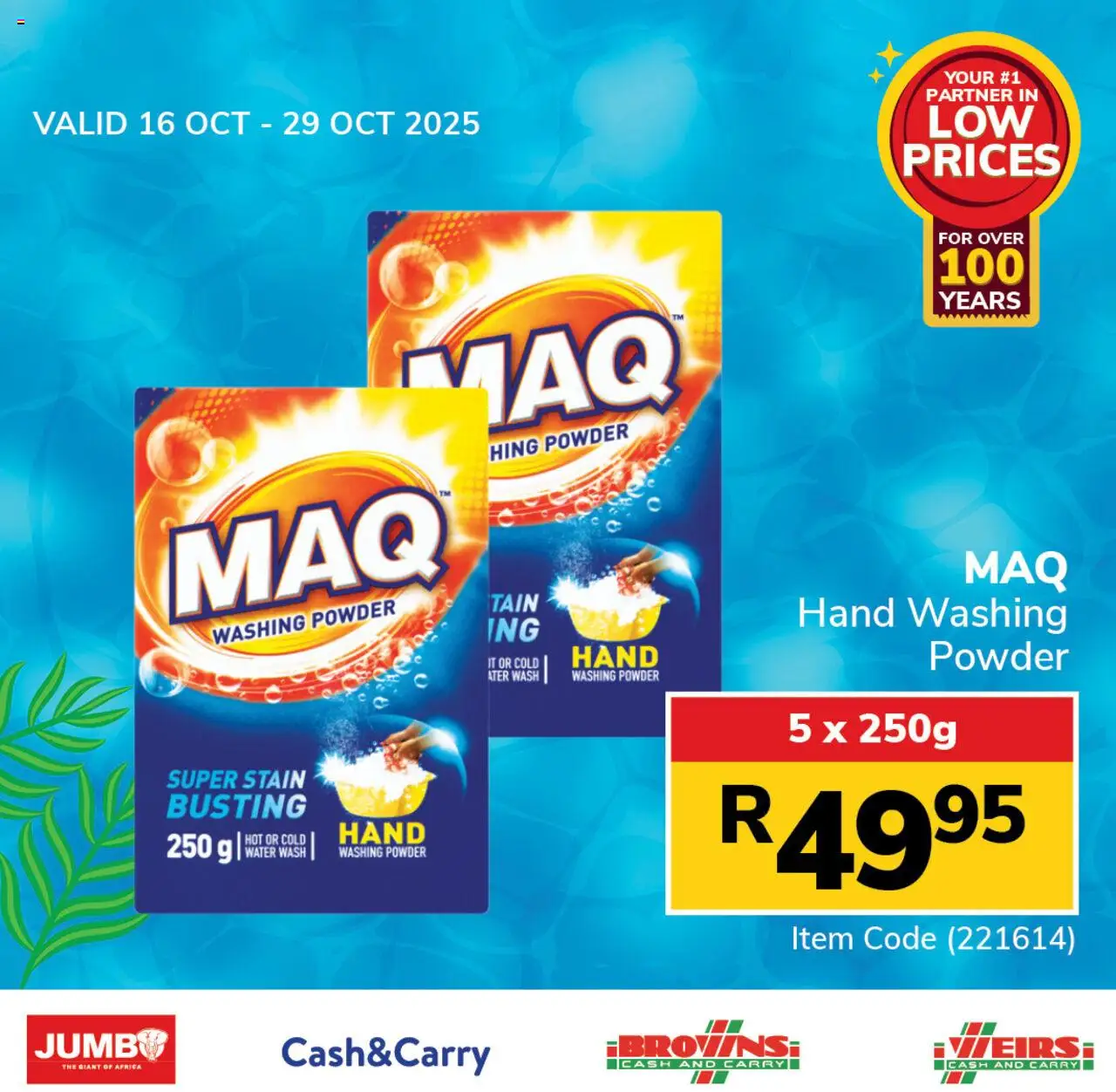 New Jumbo catalogue – valid from 16.10.2025 | Page: 5 | Products: Powder, Water, Washing powder