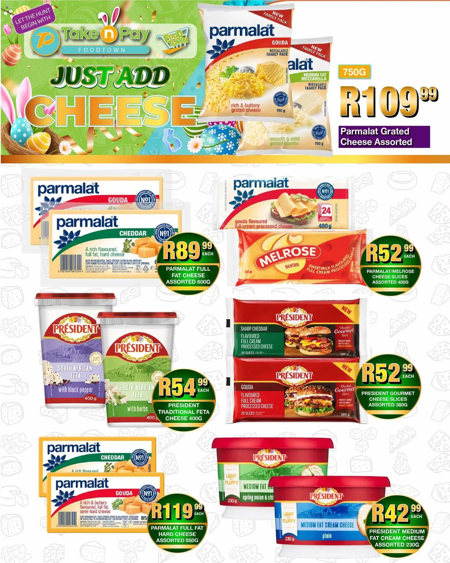 New Take n Pay catalogue – valid from 23.03.2026 | Page: 27 | Products: Bag, Cheese, Light, Cream
