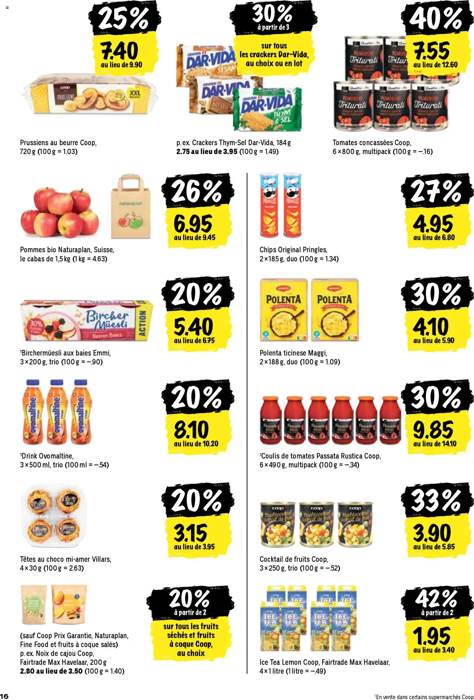 Coop aktionen FR – gültig ab 23.04.2026 | Seite: 16 | Produkte: Chips