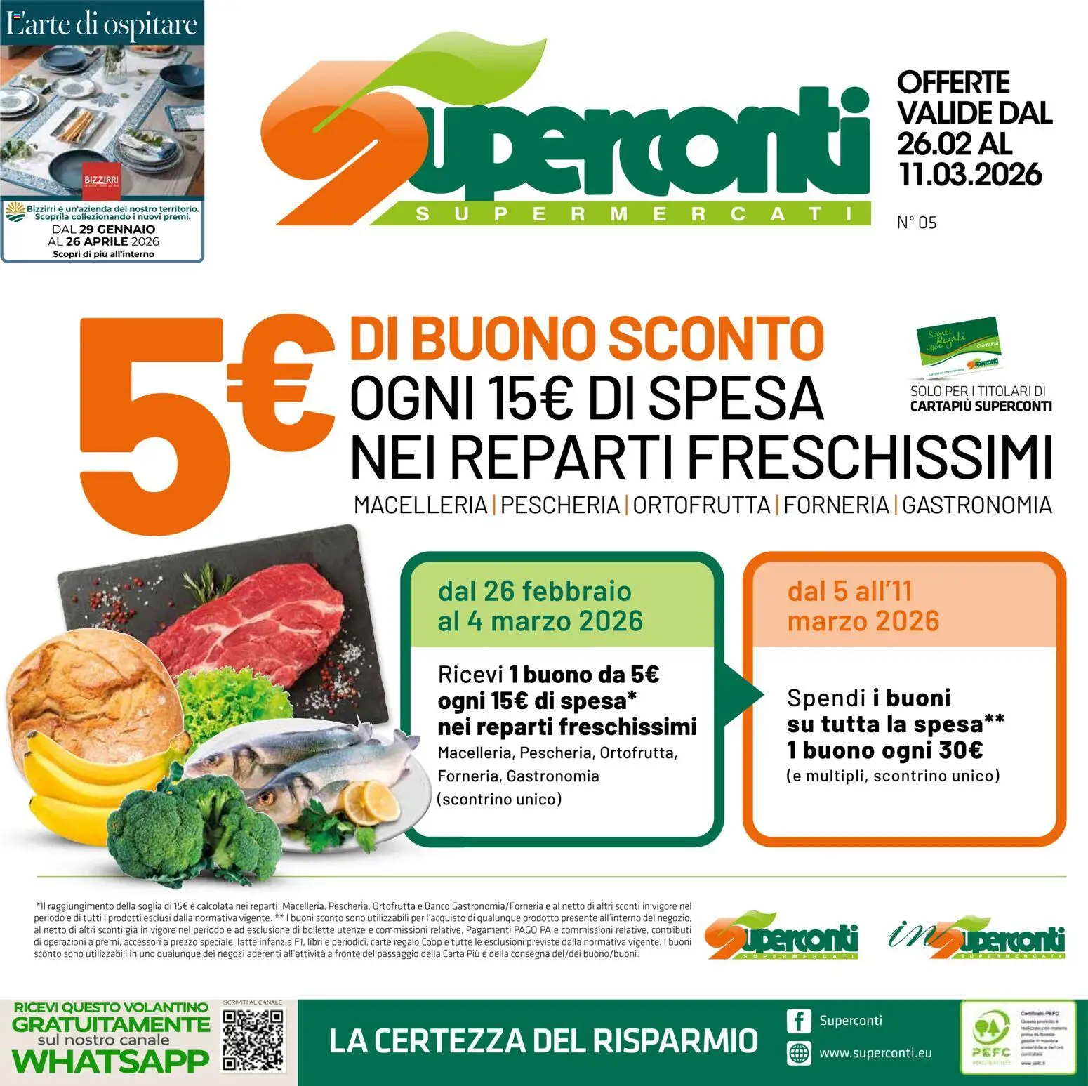 Volantino Superconti del 26.02.2026 | Pagina: 1 | Prodotti: Latte