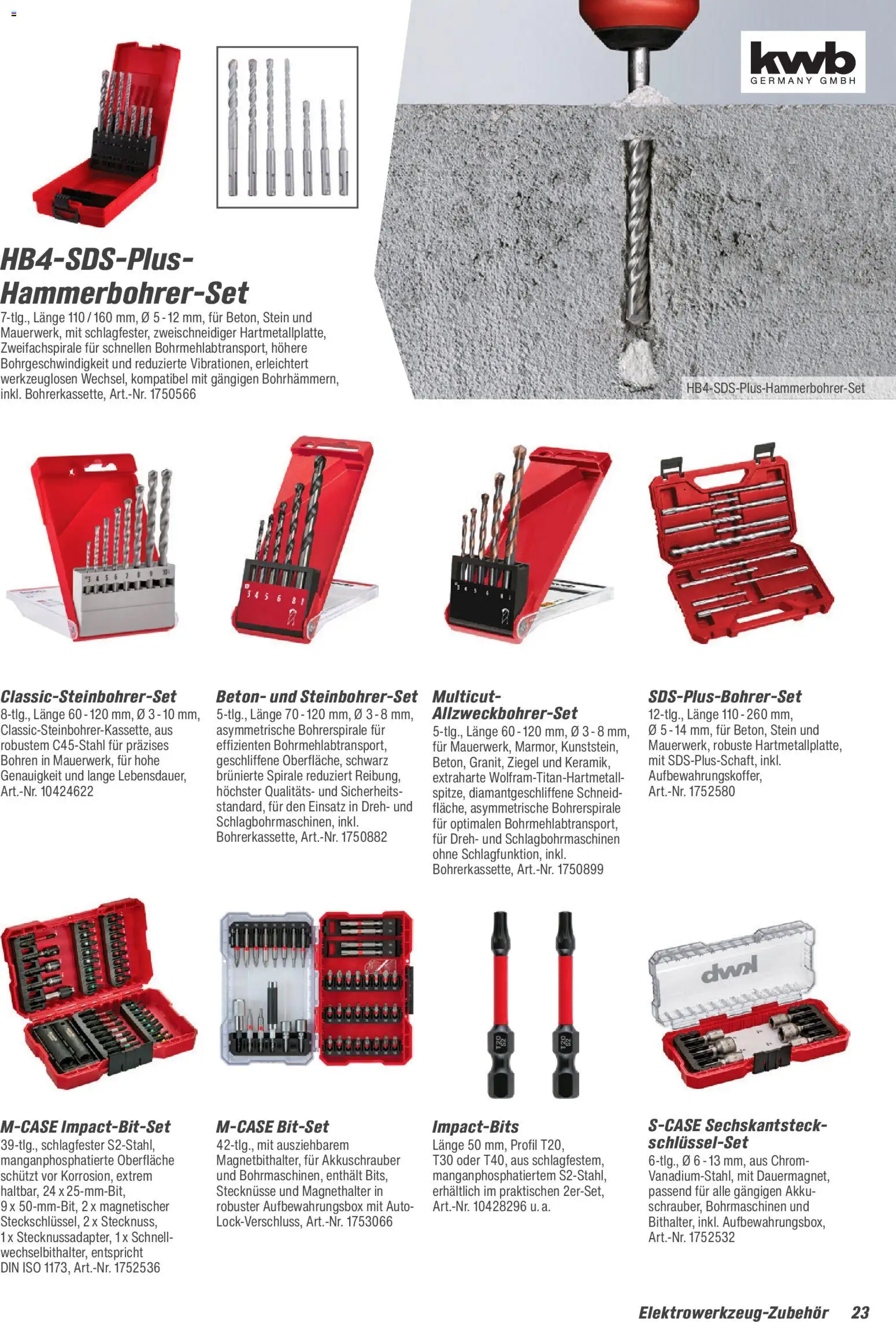 Toom Baumarkt Maschinen & Werkstatt 2026 – gültig ab 01.01.2026 | Seite: 23 | Produkte: Akkuschrauber