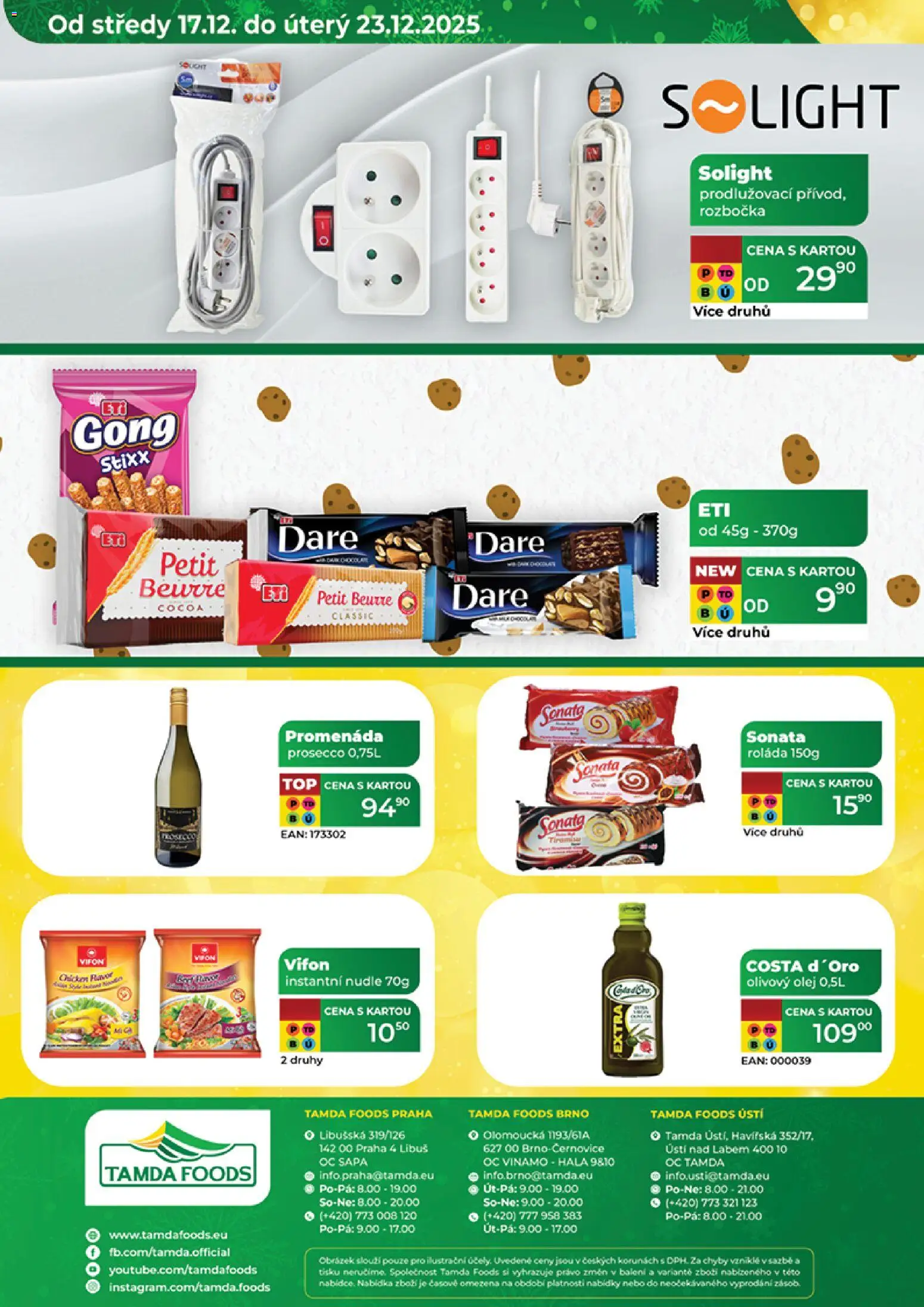 Tamda Foods leták od 17.12.2025 | Strana: 52 | Produkty: Olivový olej, Prosecco, Olej, Nudle