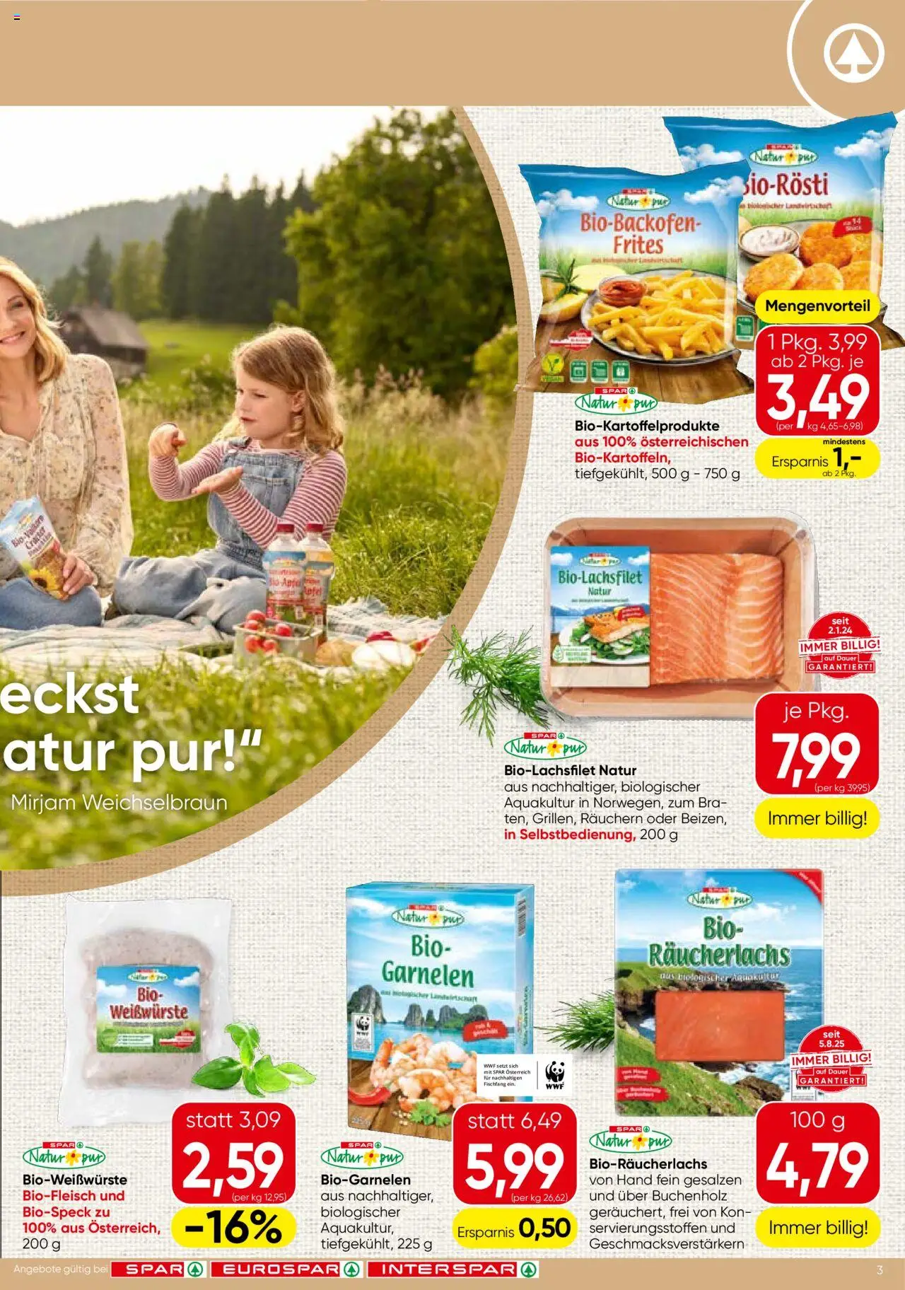 Spar Natur*pur - Tirol gültig ab 21.08.2025 | Seite: 3