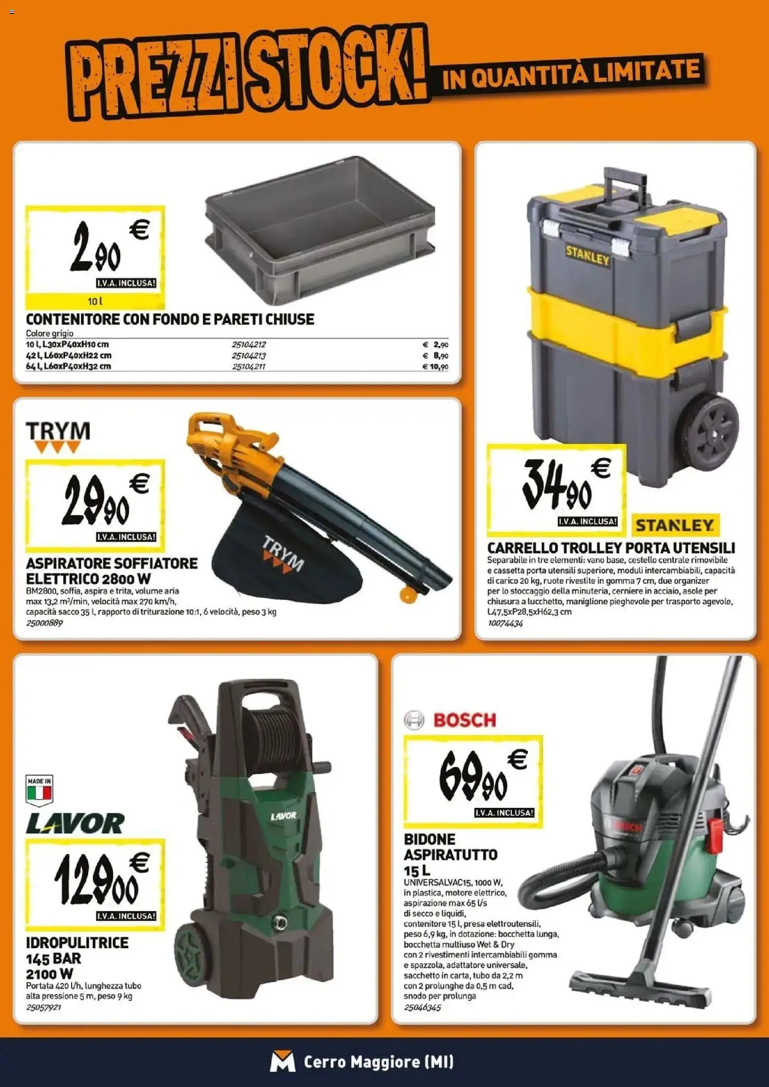 Volantino TECNOMAT del 26.03.2026 | Pagina: 19 | Prodotti: Tubo, Contenitore, Trolley, Presa