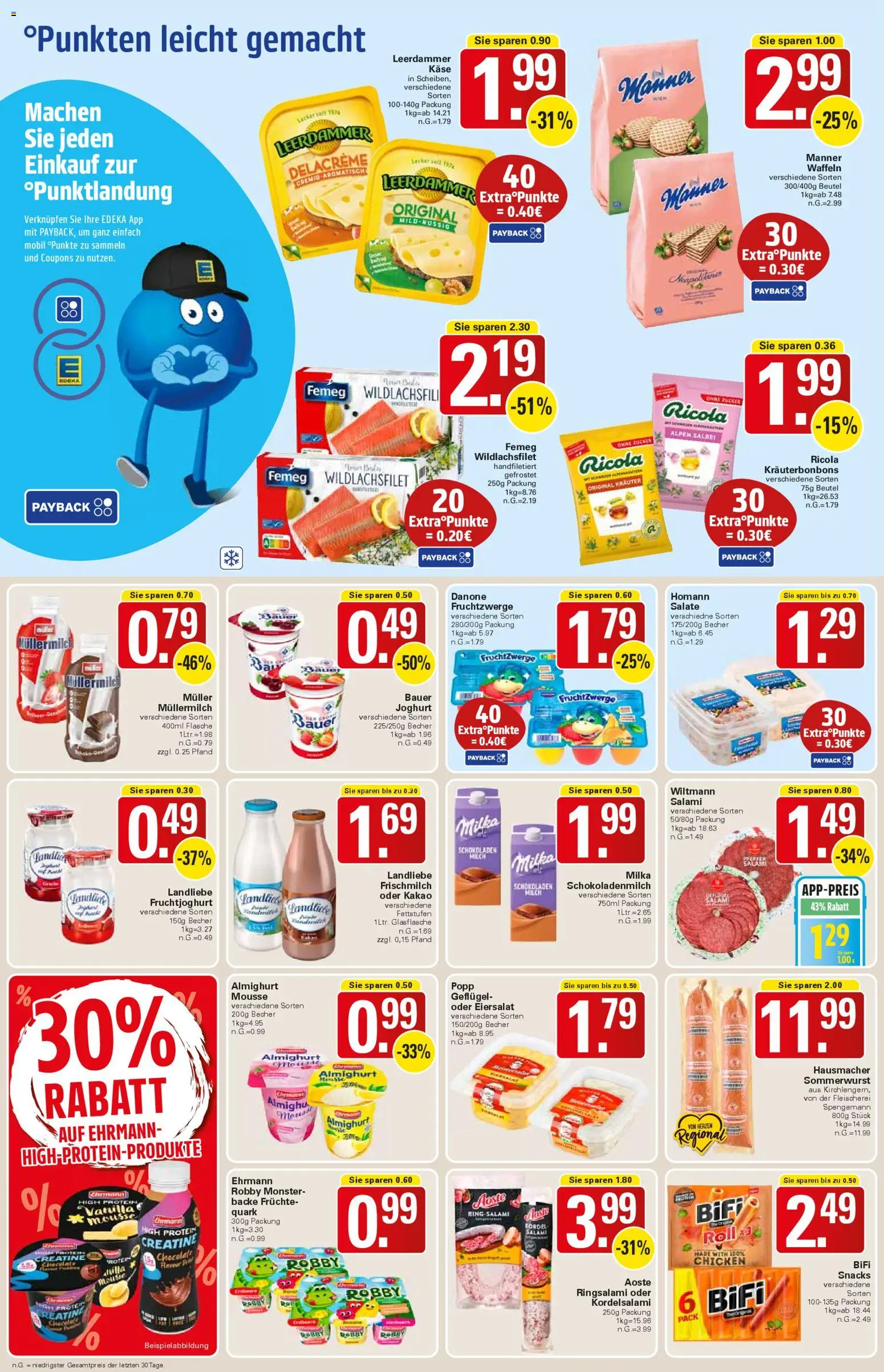 WEZ Prospekt 	 – gültig ab 02.03.2026 | Seite: 8 | Produkte: Ehrmann almighurt, Käse, Fruchtzwerge, Bauer joghurt