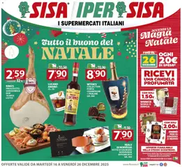 Anteprima del volantino Volantino SISA	 valido a partire dal 16.12.2025