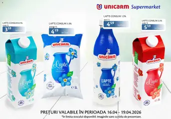 Ofertele Unicarm valabile de la 16.04.2026