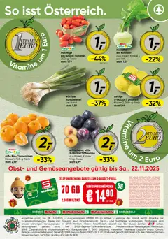 Spar Obst & Gemüse - Wien ab 17.11.2025 gültig