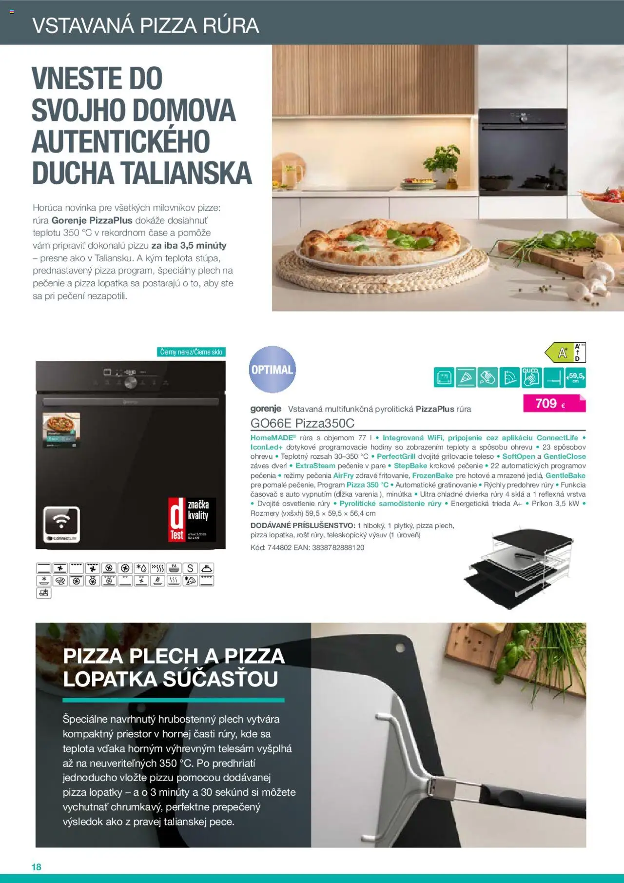 XXXLutz katalóg Gorenje 2025 │ platný od 01.02.2025 | Strana: 18 | Produkty: Osvetlenie, Hodiny, Rúra