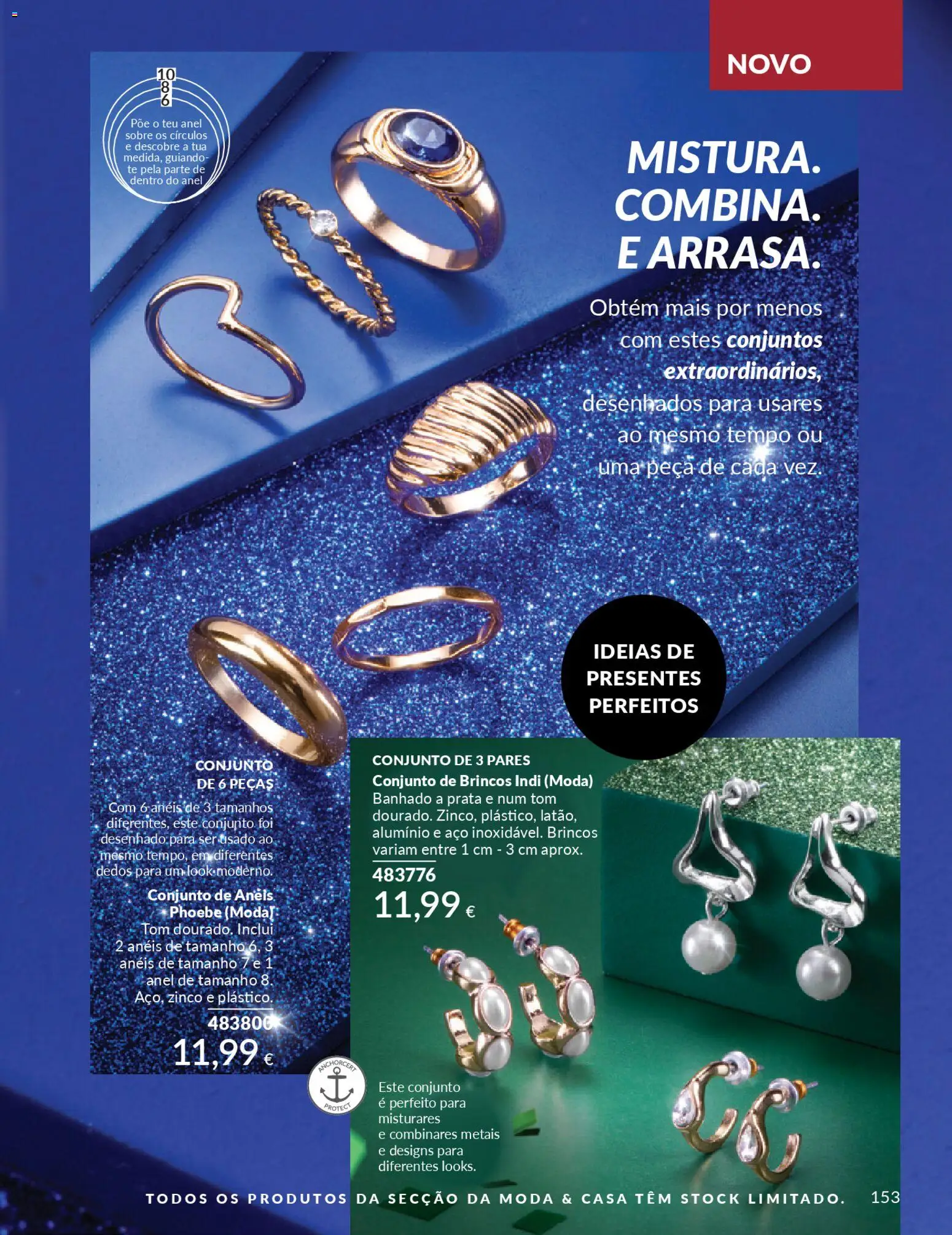 Catálogo Avon Campanha 11 Black Friday │ válido de 01.11.2025 | Página: 153 | Produtos: Anel, Brincos