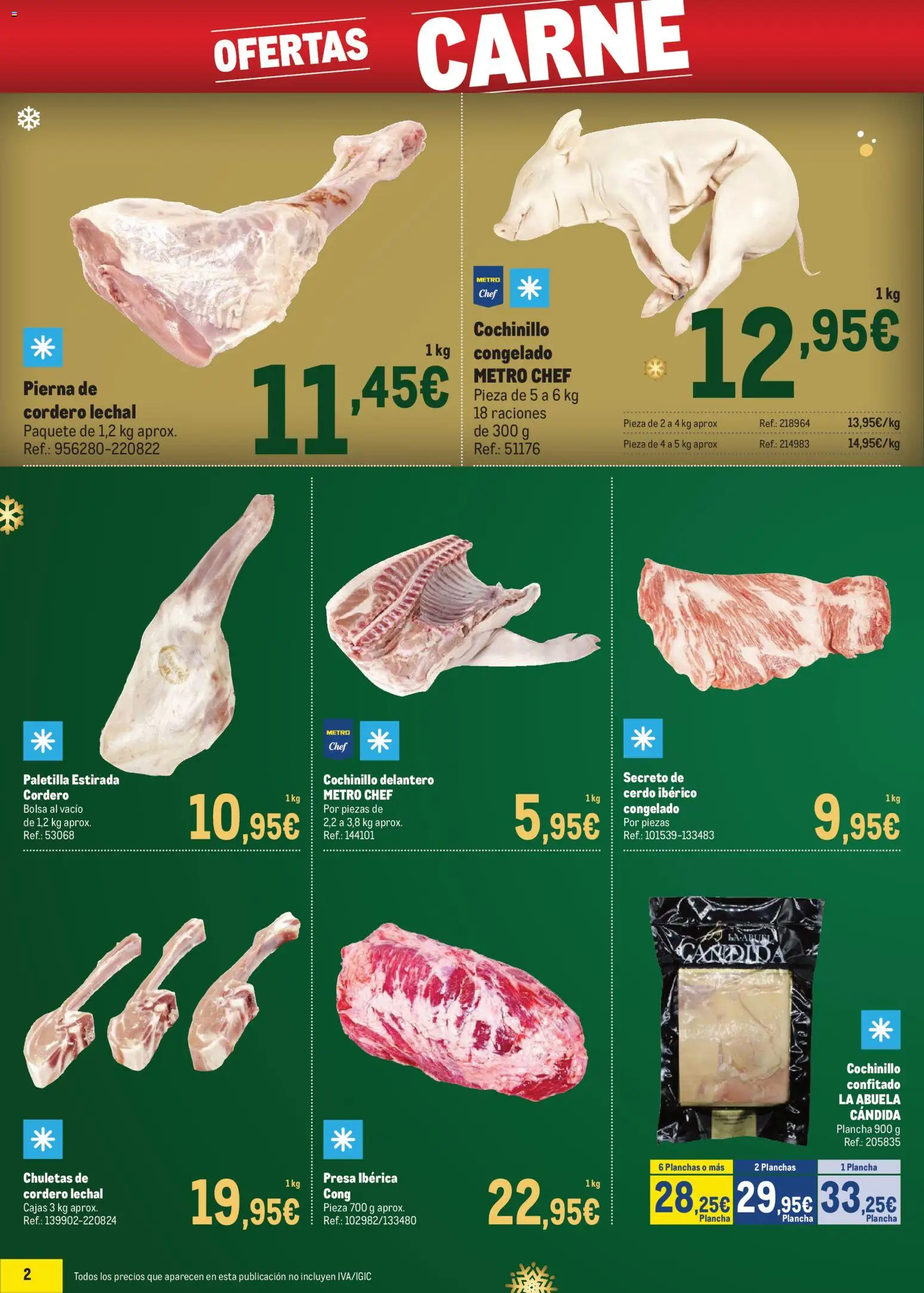 Makro - Precios Centro │ válido desde el 24.11.2025 | Página: 2 | Productos: Cerdo, Bolsa, Plancha, Φίλτρο καφέ