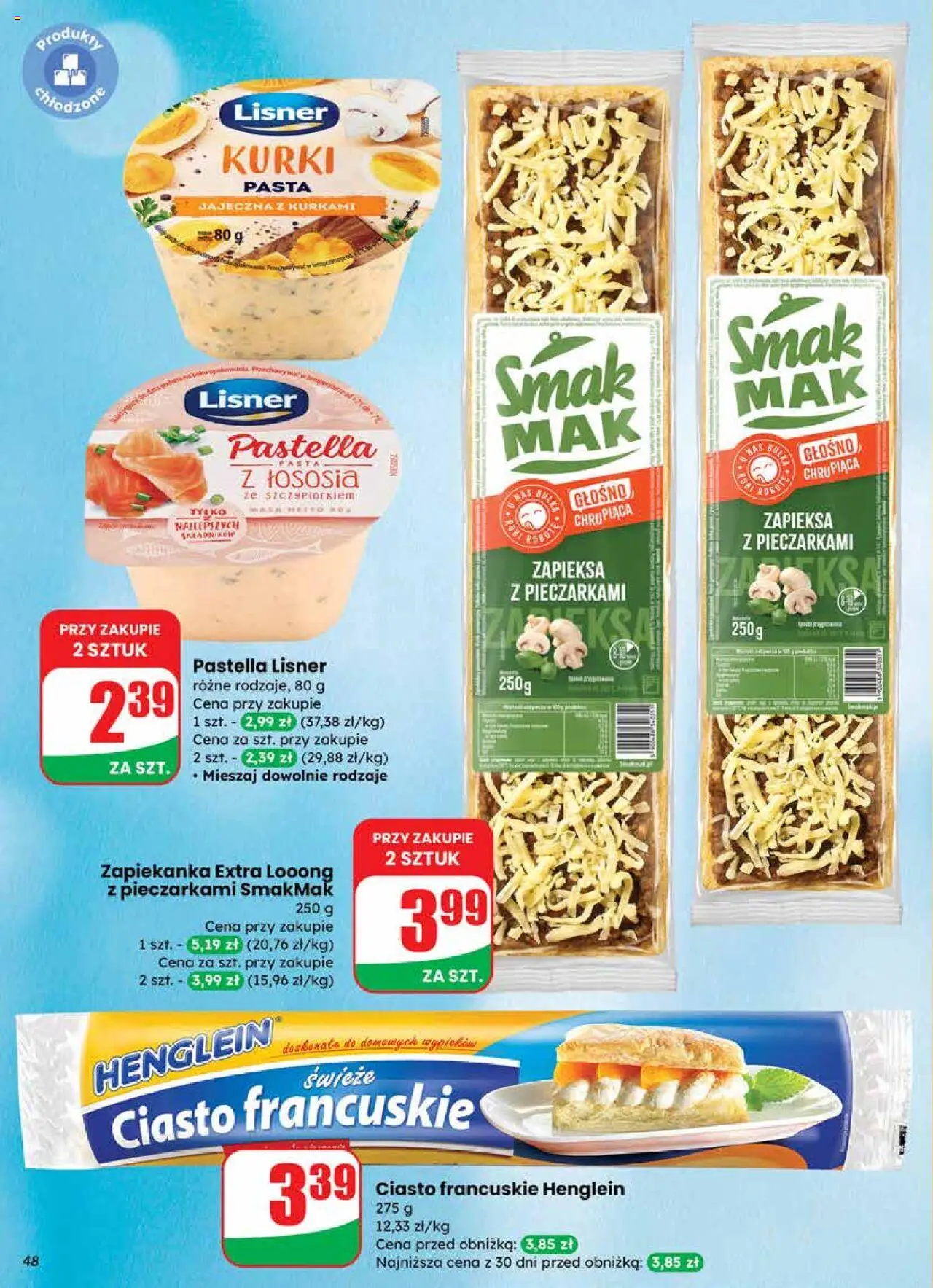 Dino Gazetka od 24.09.2025 | Strona: 48 | Produkty: Ciasto francuskie, Ciasto, Zapiekanka