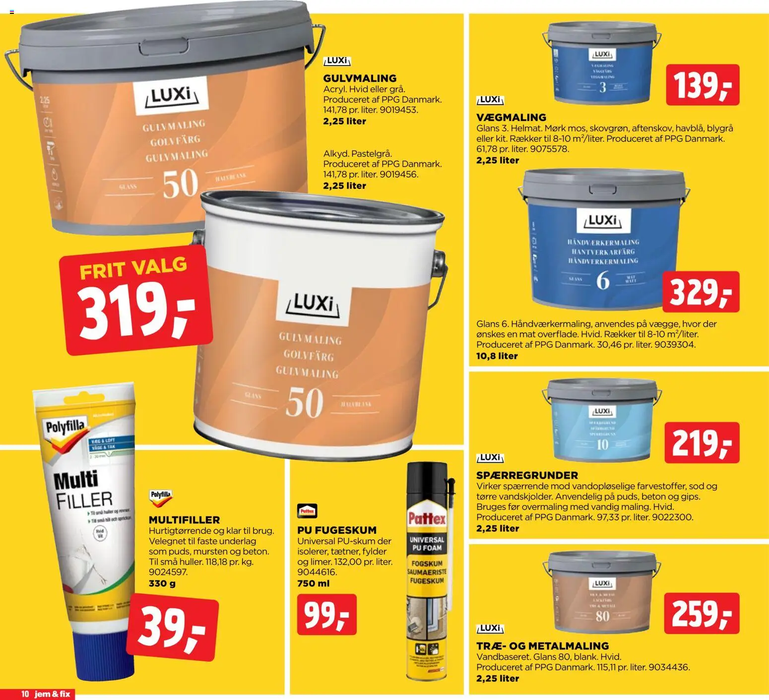 Jem & fix tilbudsavis – gyldig fra 02.11.2025 | Side: 10 | Produkter: Søm