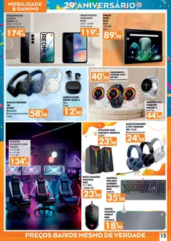 Pré-visualização E.Leclerc - Folheto Aniversário Lamego válido de 16.10.2025 | Página: 15 | Produtos: Teclado, Smartwatch, Tapete, Tablet