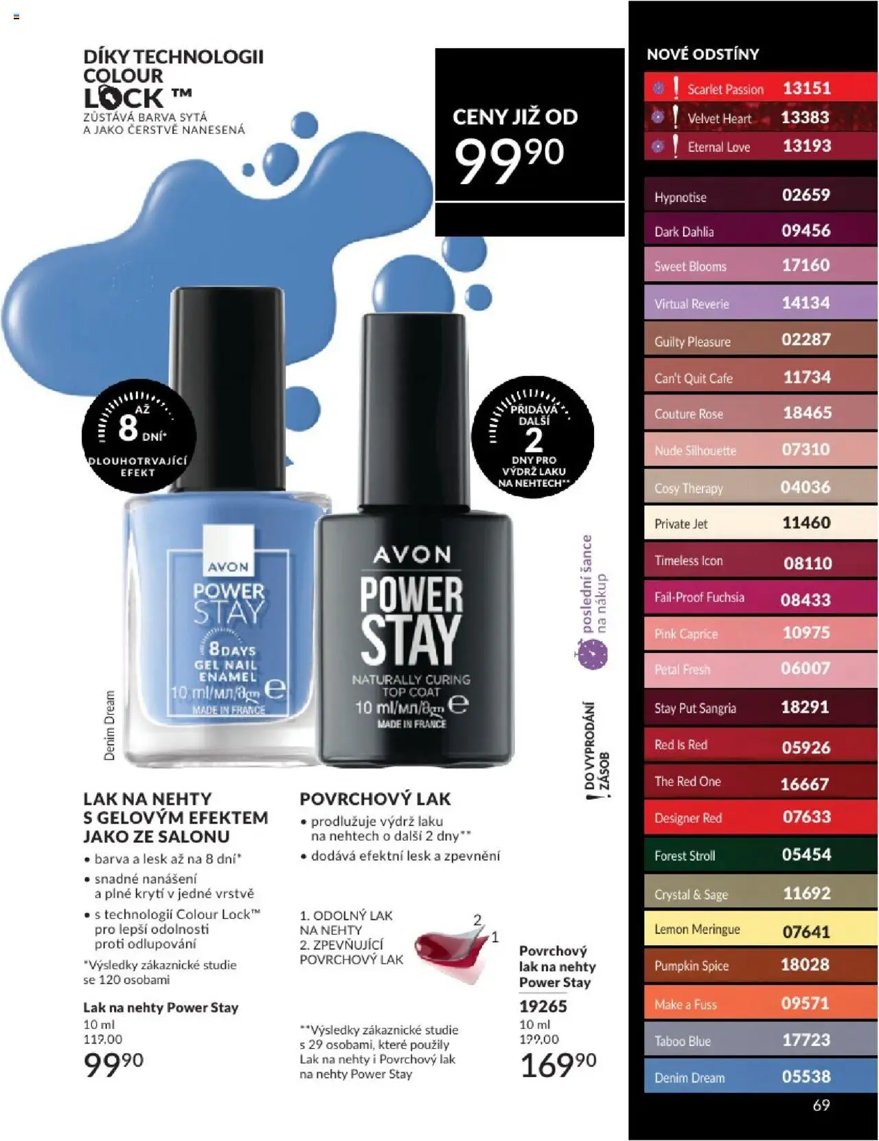 Avon katalog 6/2025 od 01.06.2025 | Strana: 69 | Produkty: Sangria, Velvet, Nehty, Lak na nehty