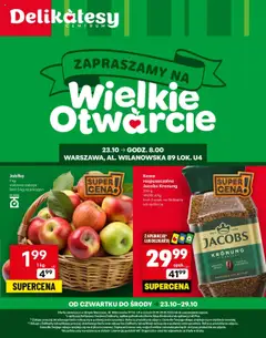 Pogląd oferty "Delikatesy Centrum - Warszawa Otwarcie" - ważna od 23.10.2025