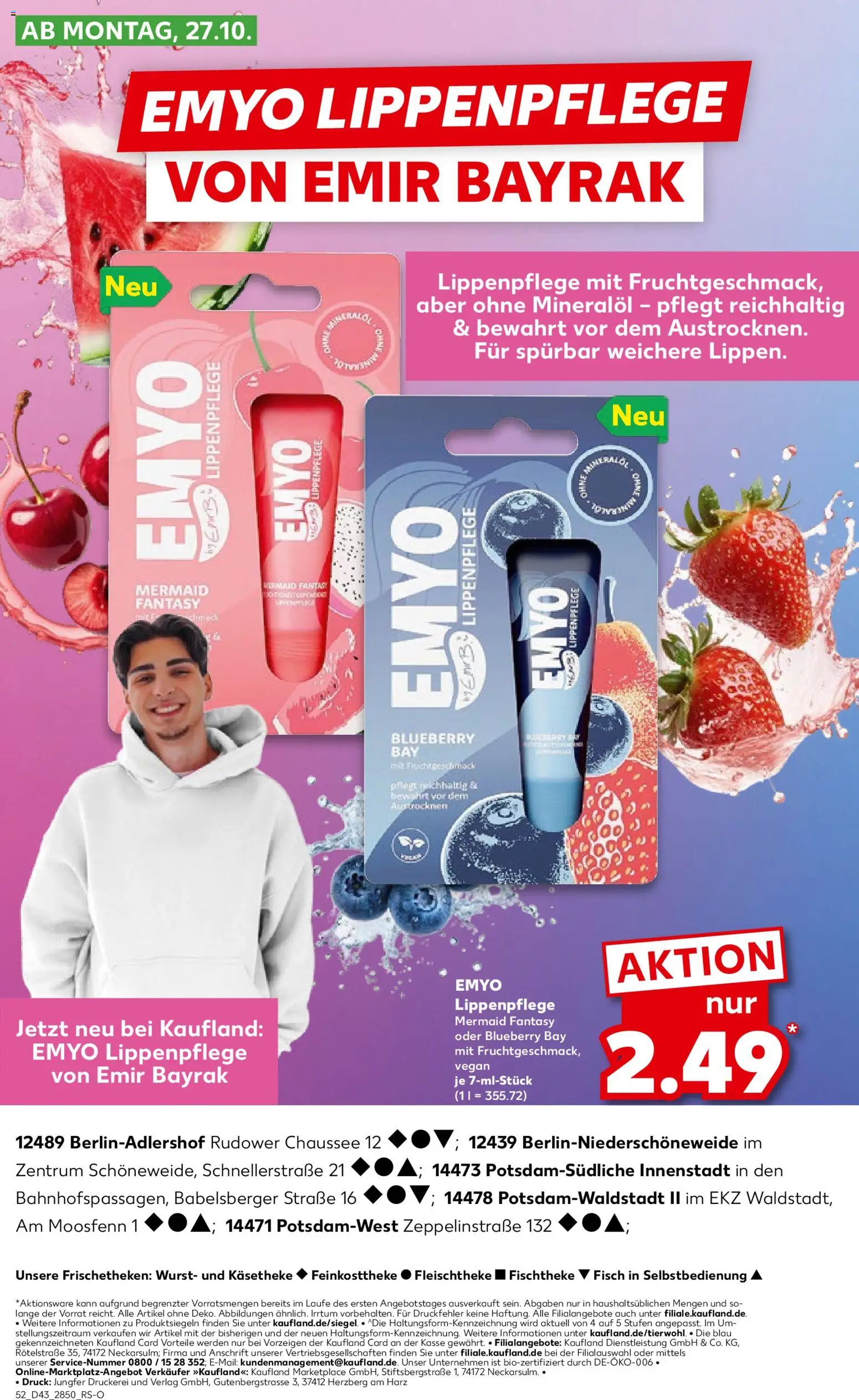 Kaufland prospekt Potsdam	 – gültig ab 26.10.2025 | Seite: 52 | Produkte: Fisch, Wurst