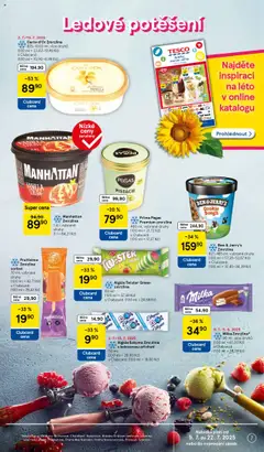 Tesco leták - Hypermarket od 09.07.2025 | Strana: 7 | Produkty: Carte D'Or zmrzlina, Manhattan, Carte d'or, Sorbet