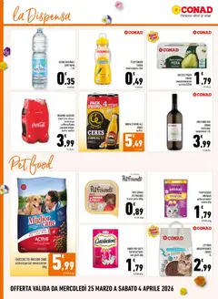 Anteprima del volantino Conad volantino Margherita Sicilia valido a partire dal 25.03.2026 | Pagina: 16 | Prodotti: Birra, Pollo, Acqua, Crocchette