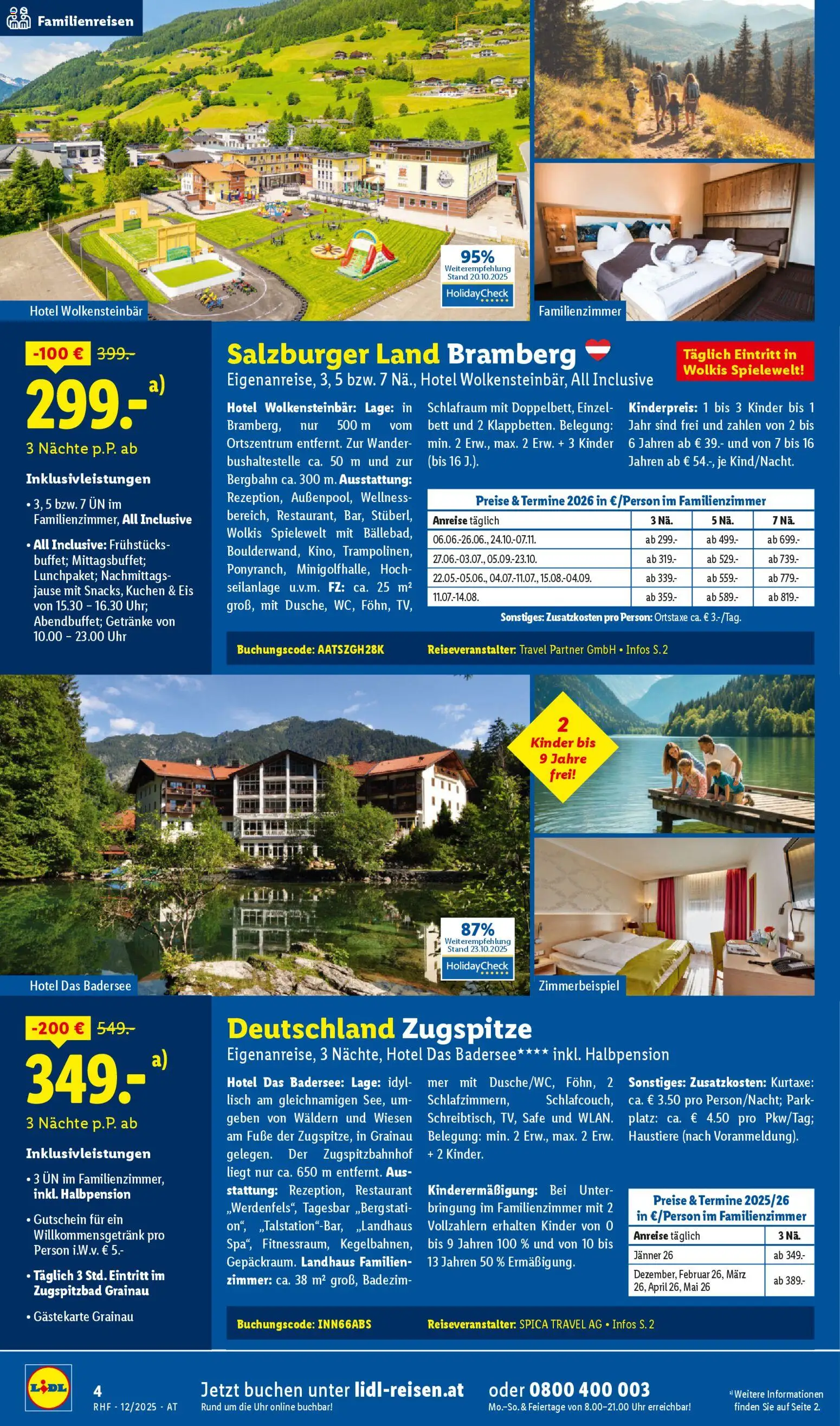 Lidl Dezember Reise - Highlights gültig ab 29.11.2025 | Seite: 4 | Produkte: Eis, Uhr, Bett