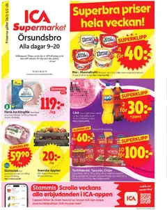 ICA Supermarket - Örsundsbro - Förhandsvisning av reklamblad från butik ICA Supermarket aktuell från 26.01.2026