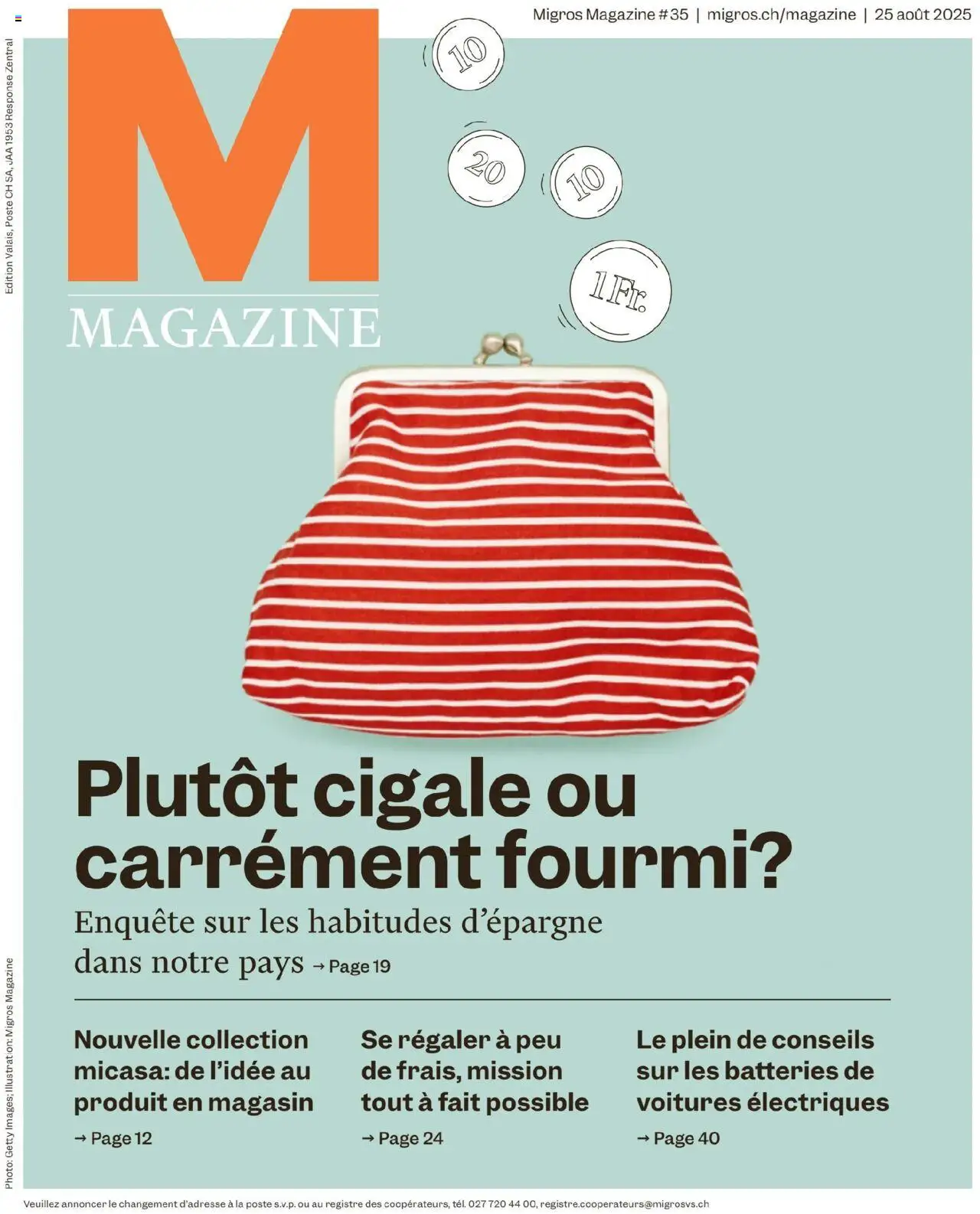 Migros - Magazin FR ab 25.08.2025 | Seite: 1
