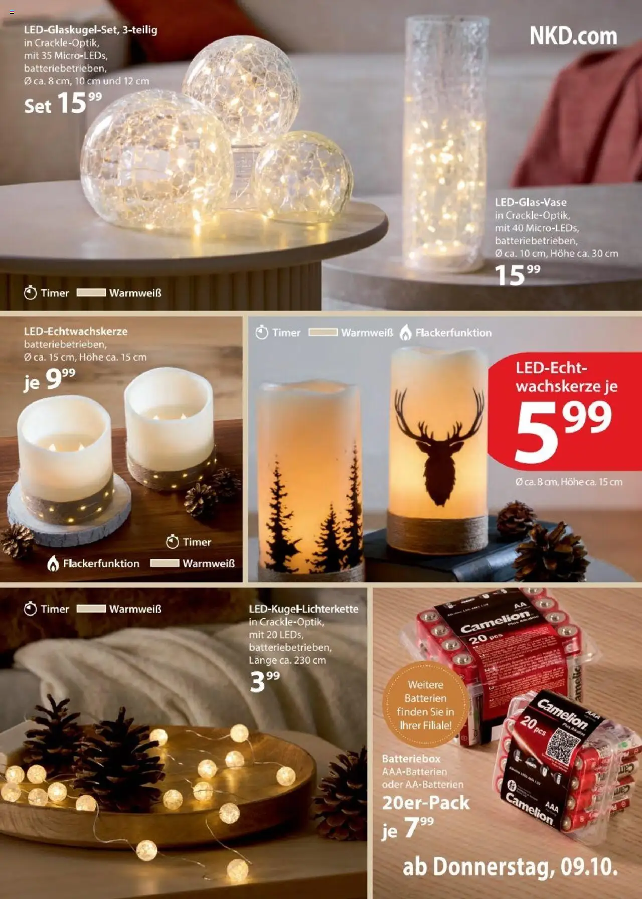 NKD Prospekt Trends – gültig ab 09.10.2025 | Seite: 19 | Produkte: Batterien