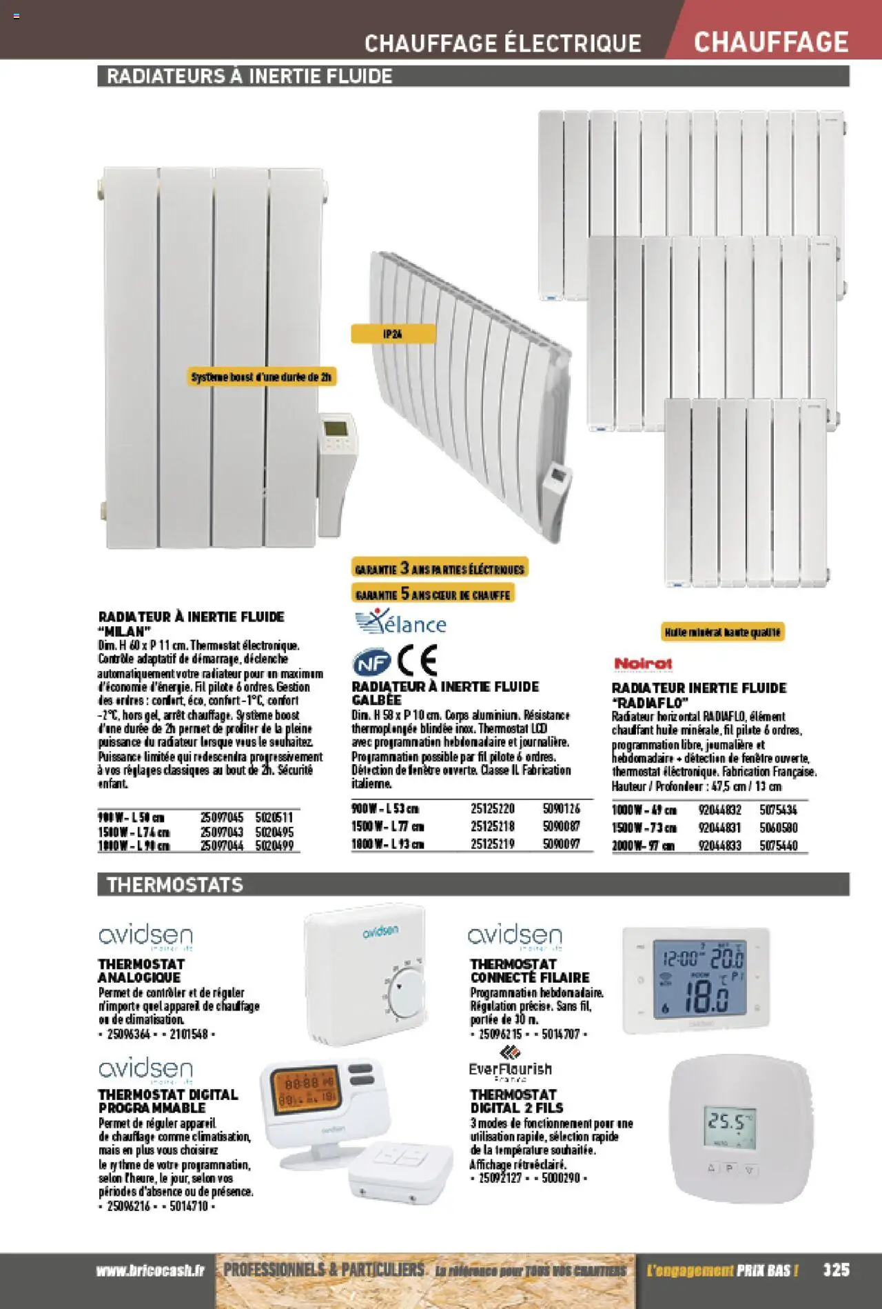 {H1} | Page: 325 | Produits: Mais, Radiateur, Huile