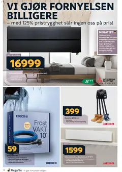 Forhåndsvisning av Megaflis - Kundeavis gyldig fra 12.02.2026 | Side: 12 | Produkter: Varmepumpe, Skotørker