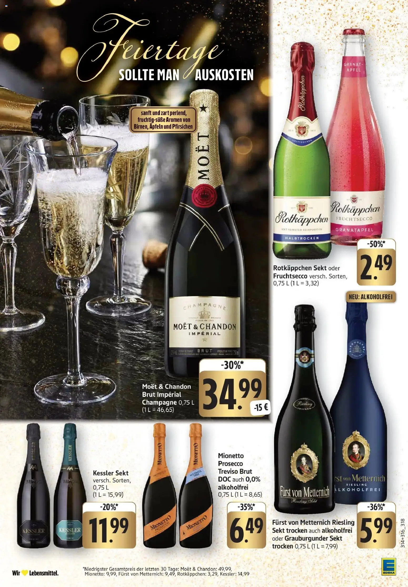 Edeka prospekt Oberstenfeld	 – gültig ab 14.12.2025 | Seite: 26 | Produkte: Granatapfel, Sekt, Äpfel, Rotkäppchen