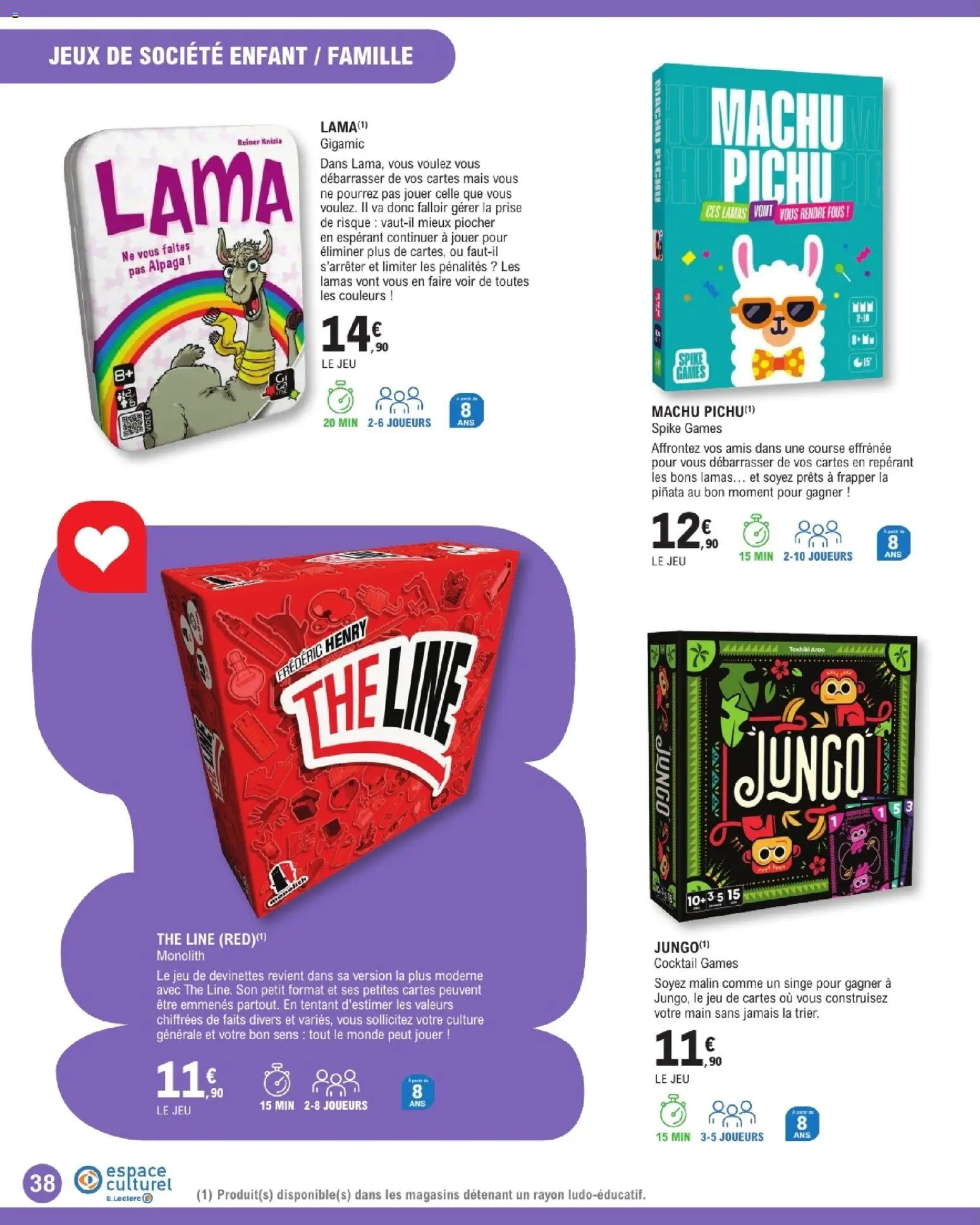 {H1} | Page: 38 | Produits: Prise, Jeux, Jeux de société, Thé