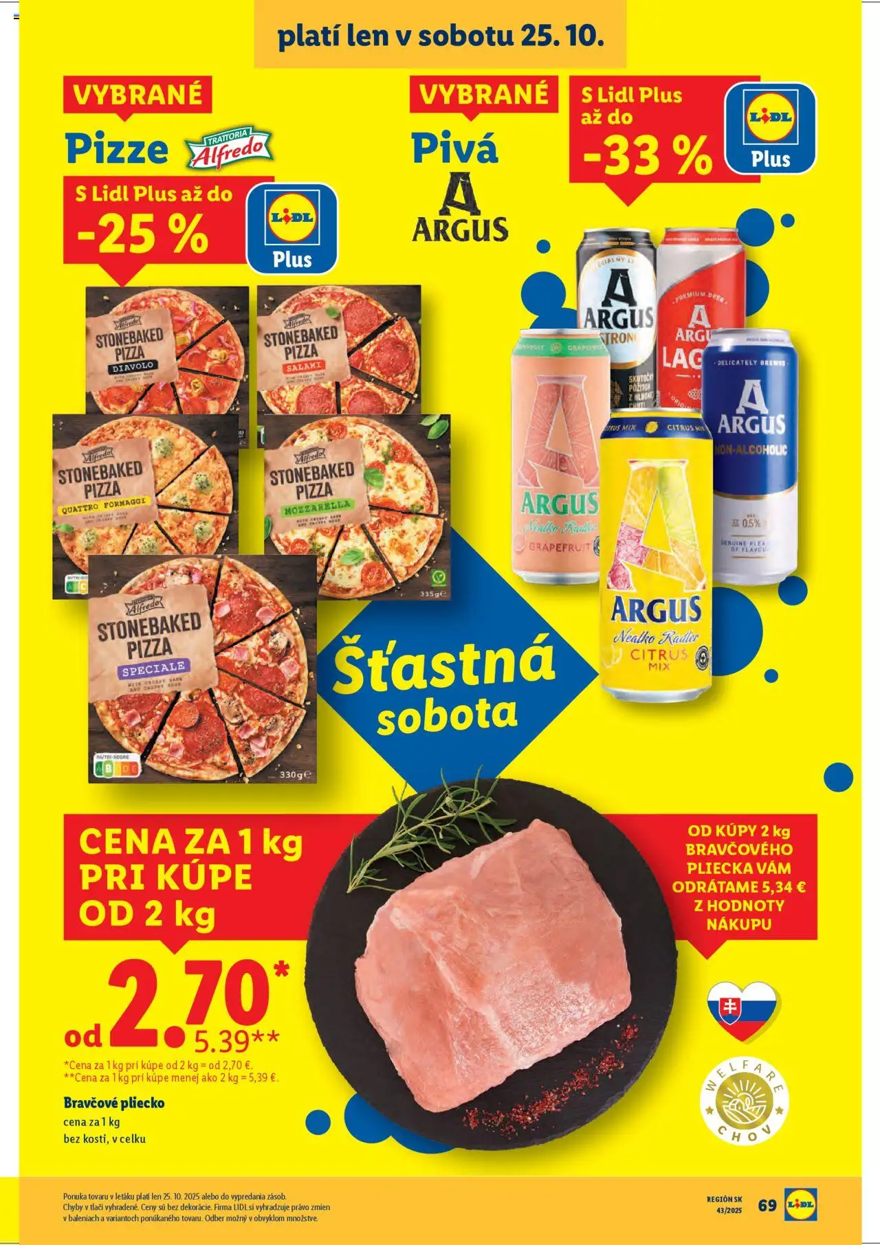 Nové Lidl akcie – leták je platný od 20.10.2025 | Strana: 97 | Produkty: Pizza, Mozzarella, Radler, Grapefruit