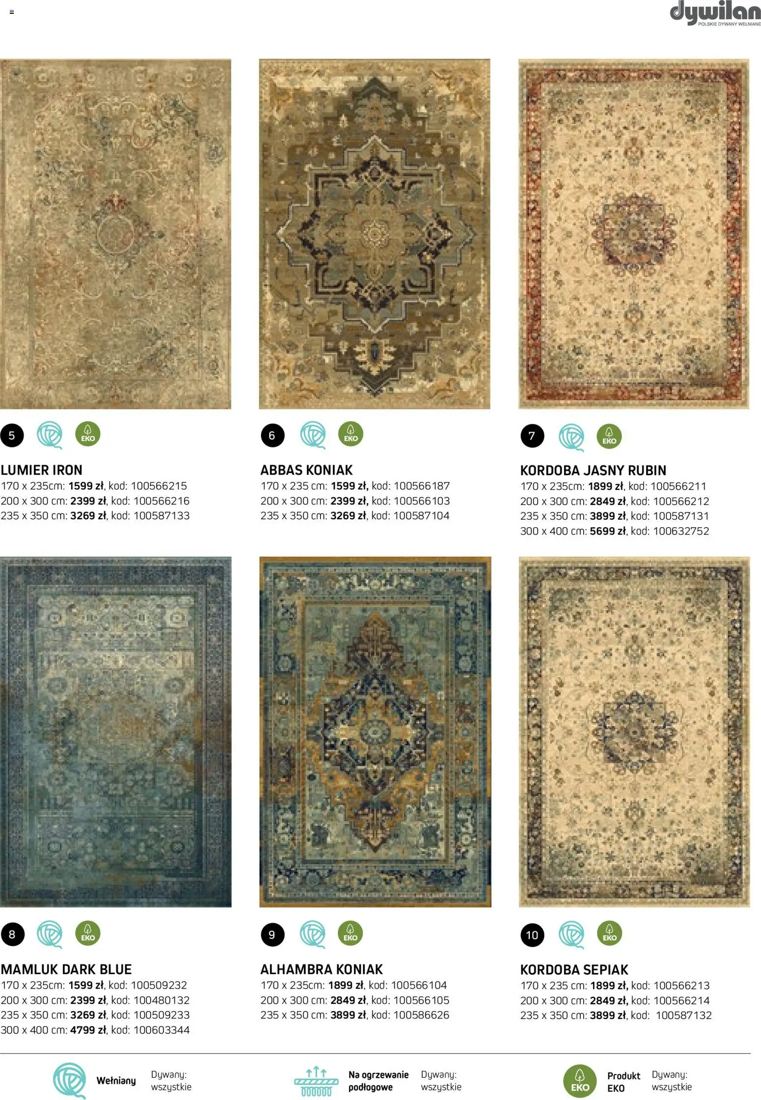 Komfort gazetka - Katalog dywanów od 17.03.2026 | Strona: 67 | Produkty: Koniak, Dywany