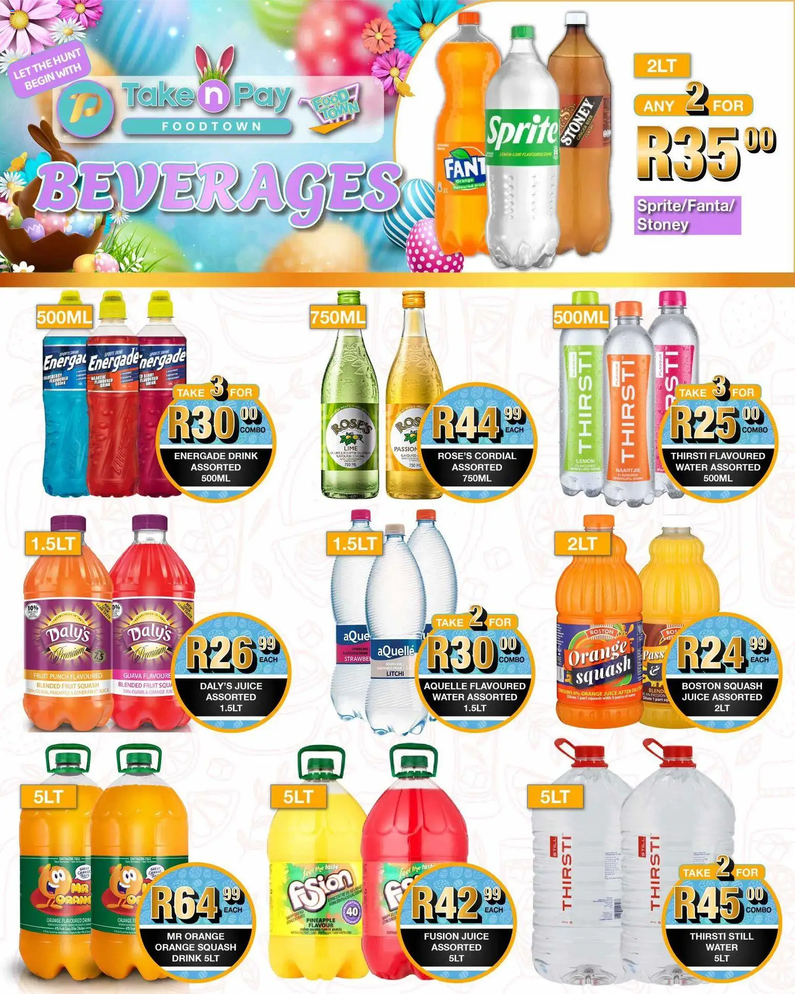 New Pick n Pay catalogue – valid from 30.03.2026 | Page: 9 | Products: Squash, Sprite, Water, Lime