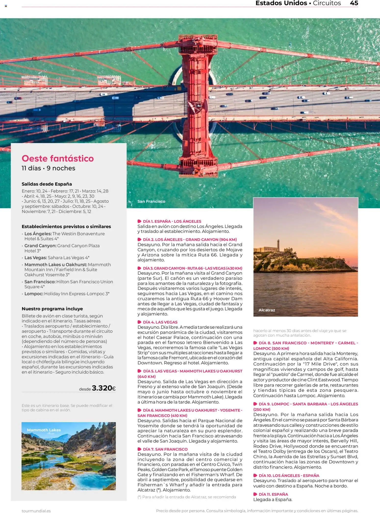 Viajes El Corte Inglés Norteamérica y Caribe │ válido desde el 01.01.2026 | Página: 45