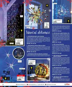 Náhled letáku Velký Košík katalog říjen od 01.10.2025 | Strana: 36 | Produkty: Baterie, Barvy, Vánoční dekorace, LED
