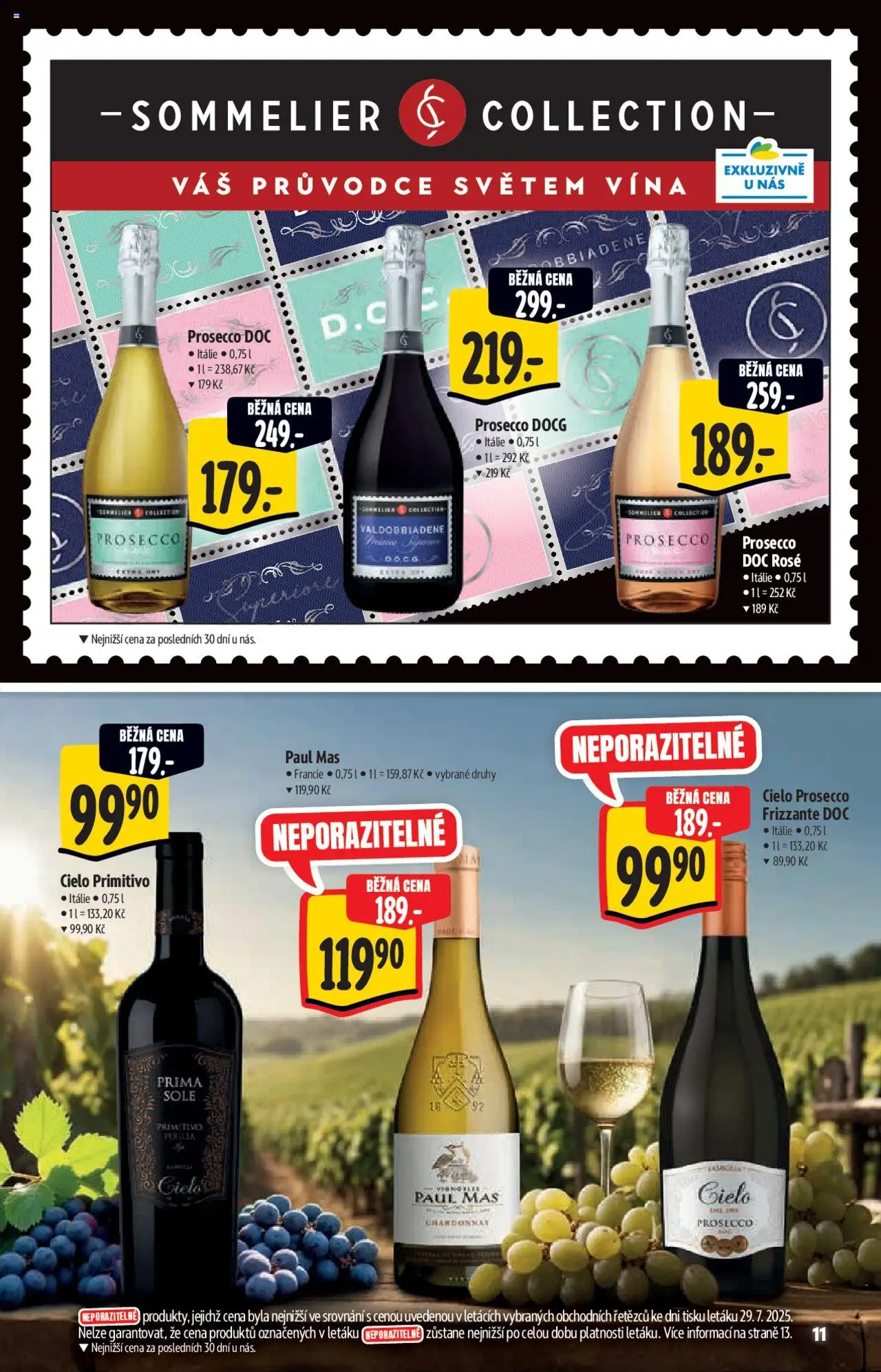 Albert katalog - Supermarket od 06.08.2025 | Strana: 11 | Produkty: Prosecco, Frizzante, Primitivo, Prosecco DOC