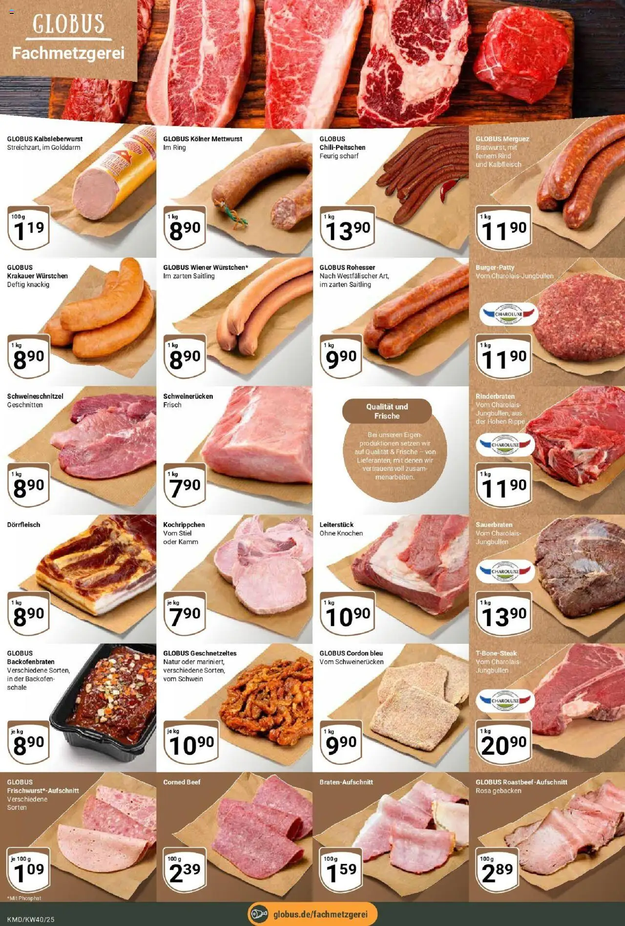 Globus prospekt Köln	 – gültig ab 28.09.2025 | Seite: 9 | Produkte: Rinderbraten, Backofen, Schweinerucken