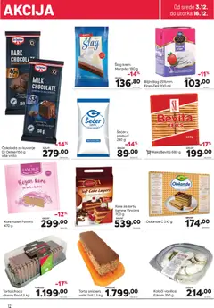 PerSu katalog - pregled PerSu kataloga - važi od 03.12.2025 | Strana: 12 | Proizvode: Šećer, Kore za tortu, Krema, Čokolada