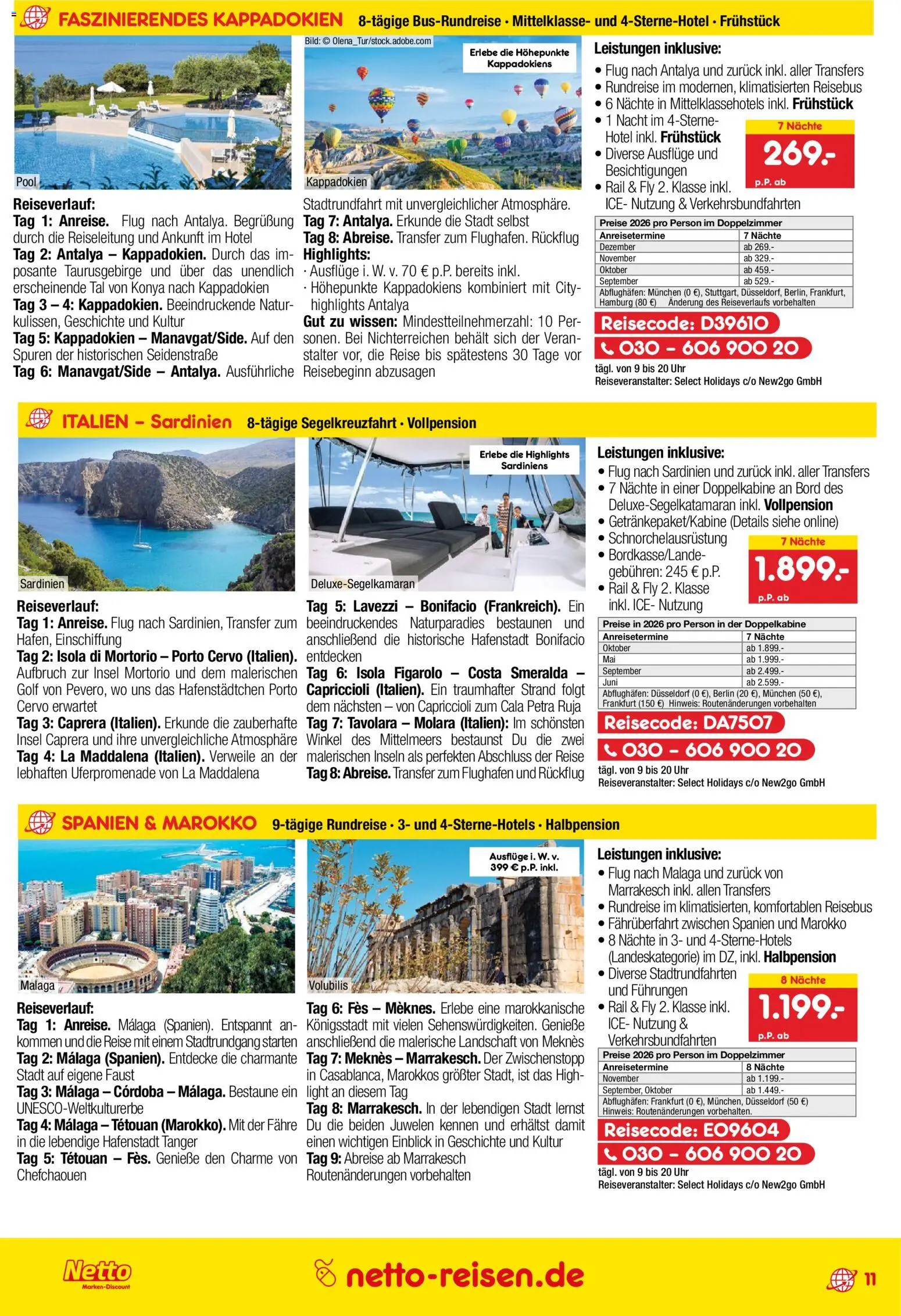 Netto Reisen Prospekt 	 – gültig ab 30.04.2026 | Seite: 11 | Produkte: Uhr